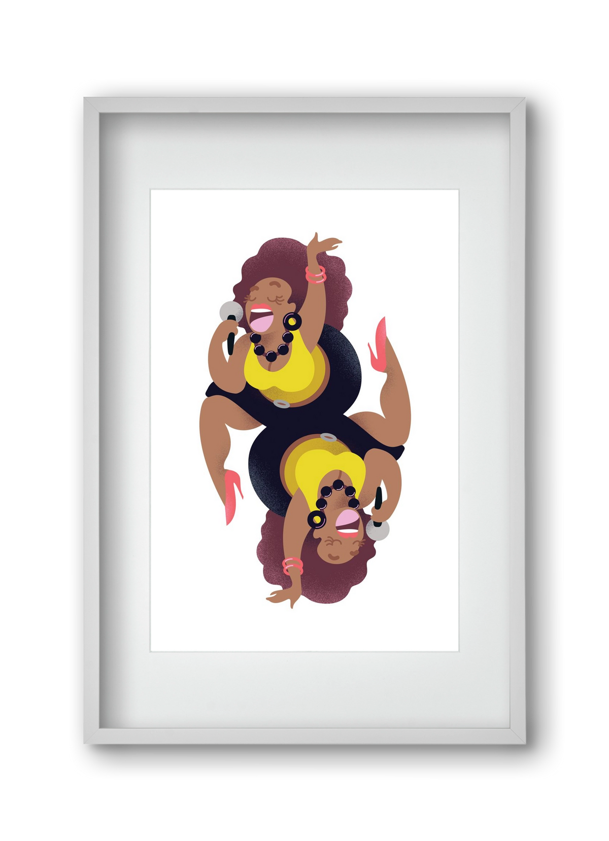 Jazz musician series - Billy, 30x45 cm (20x30 cm), Fehér keret, paszpartuval