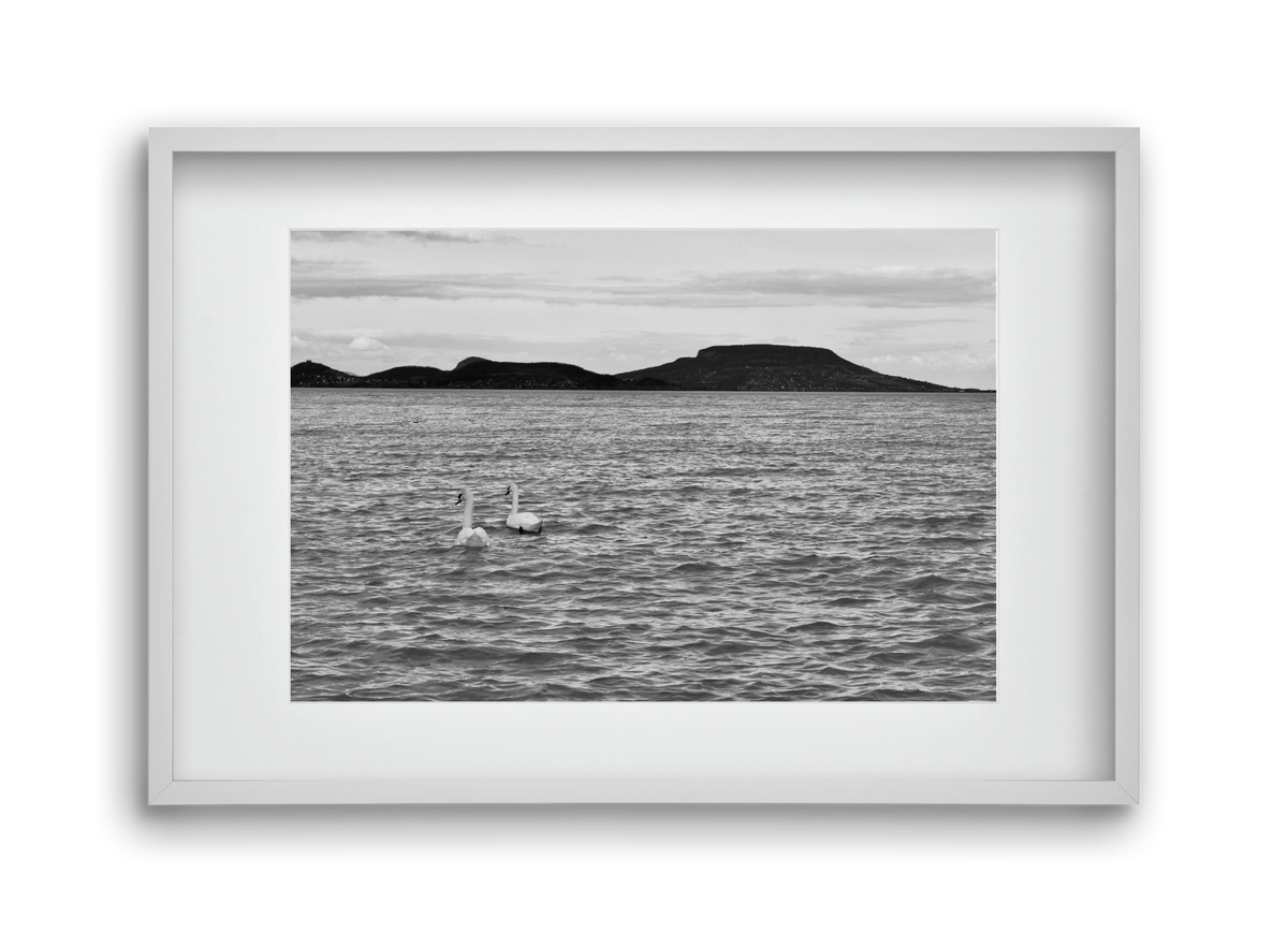 in pairs, 45x30 cm (30x20 cm), Fehér keret, paszpartuval