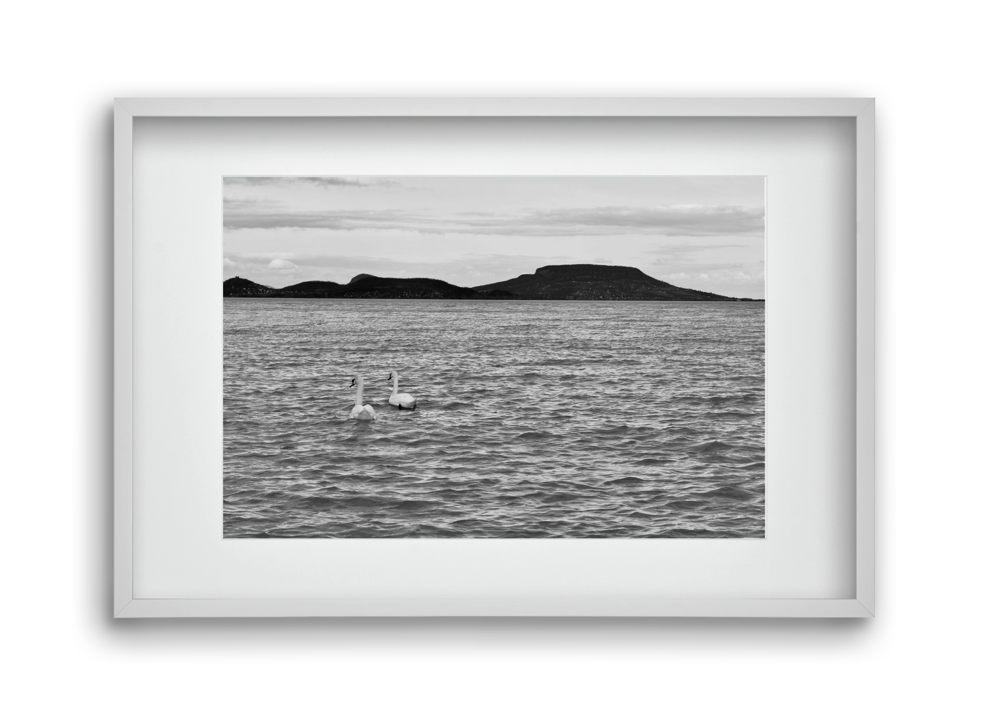 in pairs, 45x30 cm (30x20 cm), Fehér keret, paszpartuval