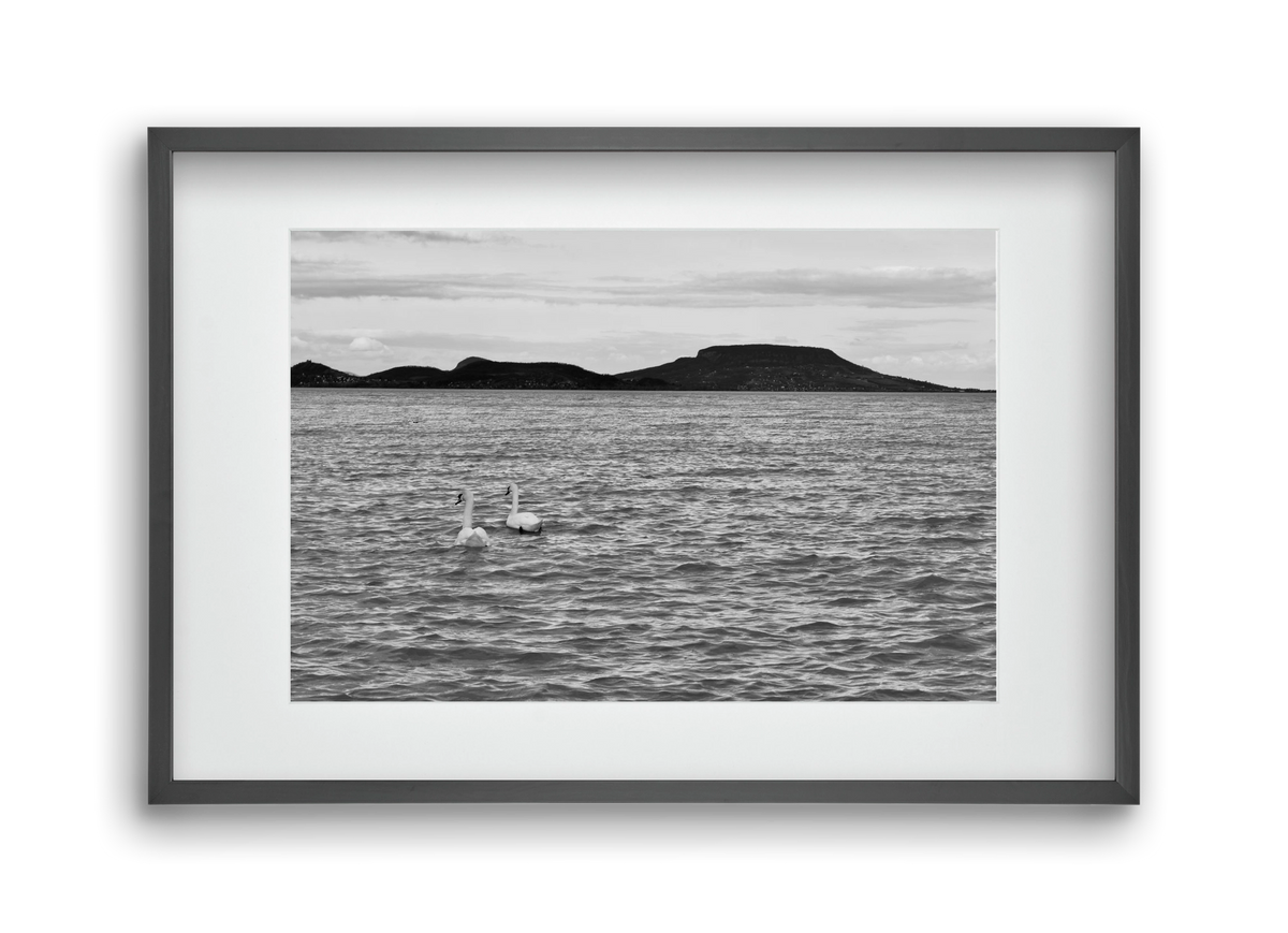 in pairs, 45x30 cm (30x20 cm), Fekete keret, paszpartuval