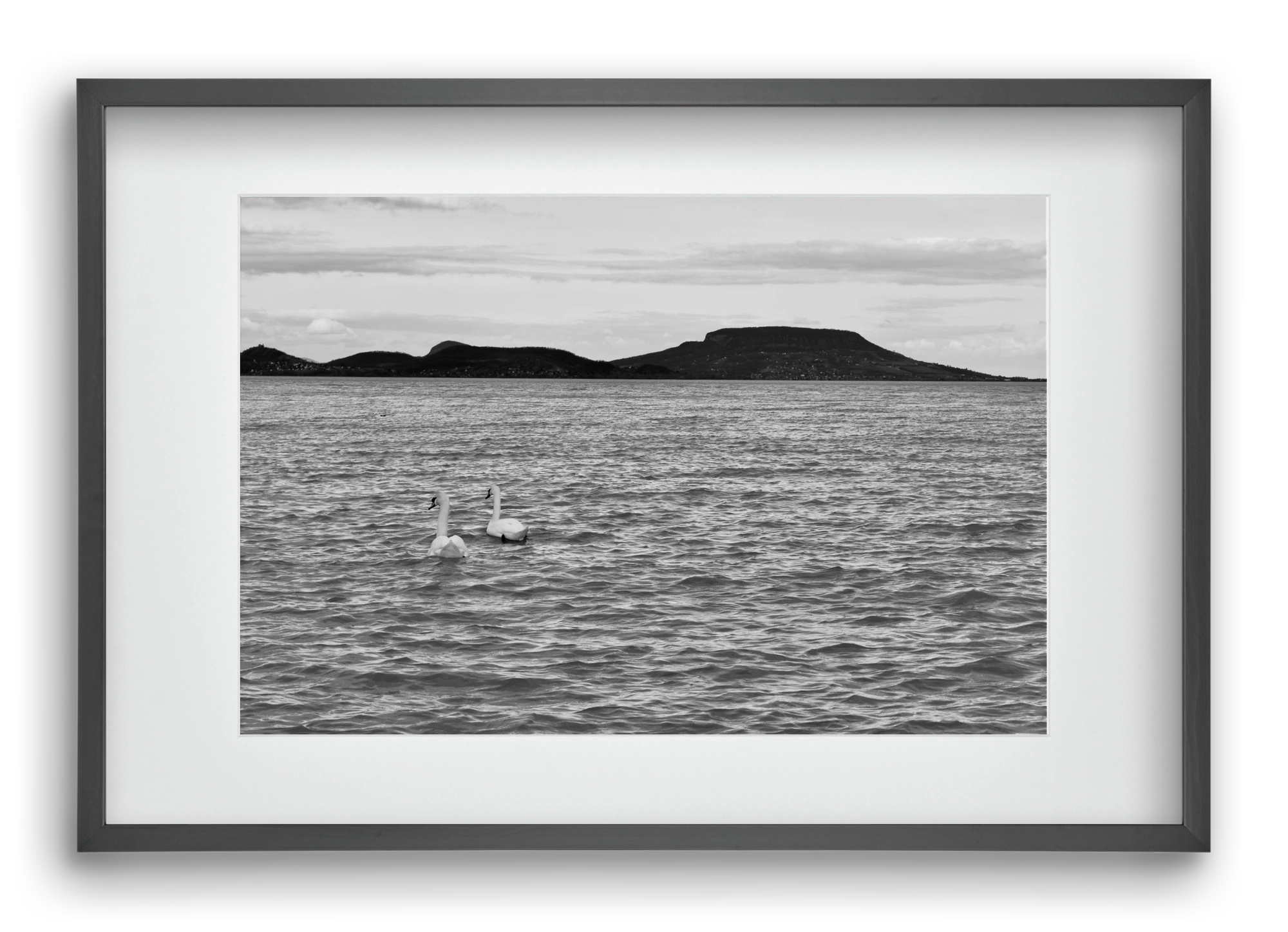 in pairs, 60x40 cm (45x30 cm), Fekete keret, paszpartuval