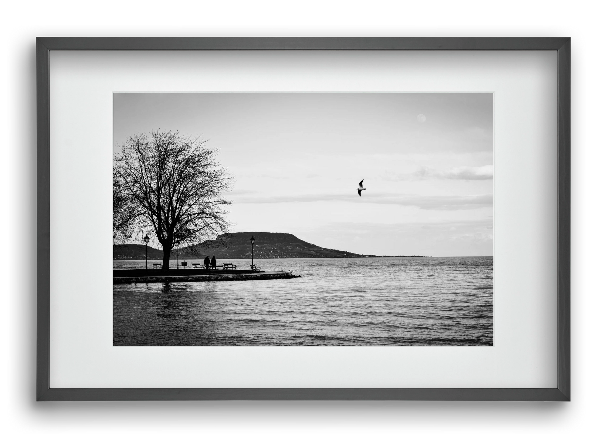 Full moon, 60x40 cm (45x30 cm), Fekete keret, paszpartuval