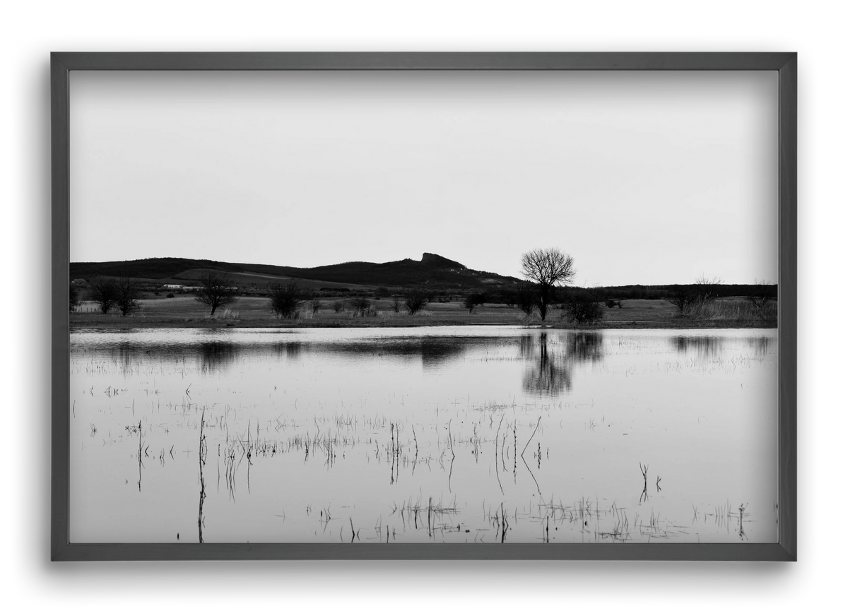 sharp, 60x40 cm (60x40 cm), Fekete keret