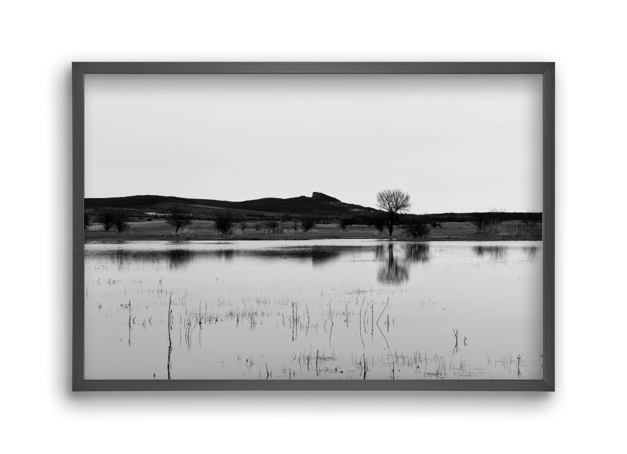 sharp, 45x30 cm (45x30 cm), Fekete keret