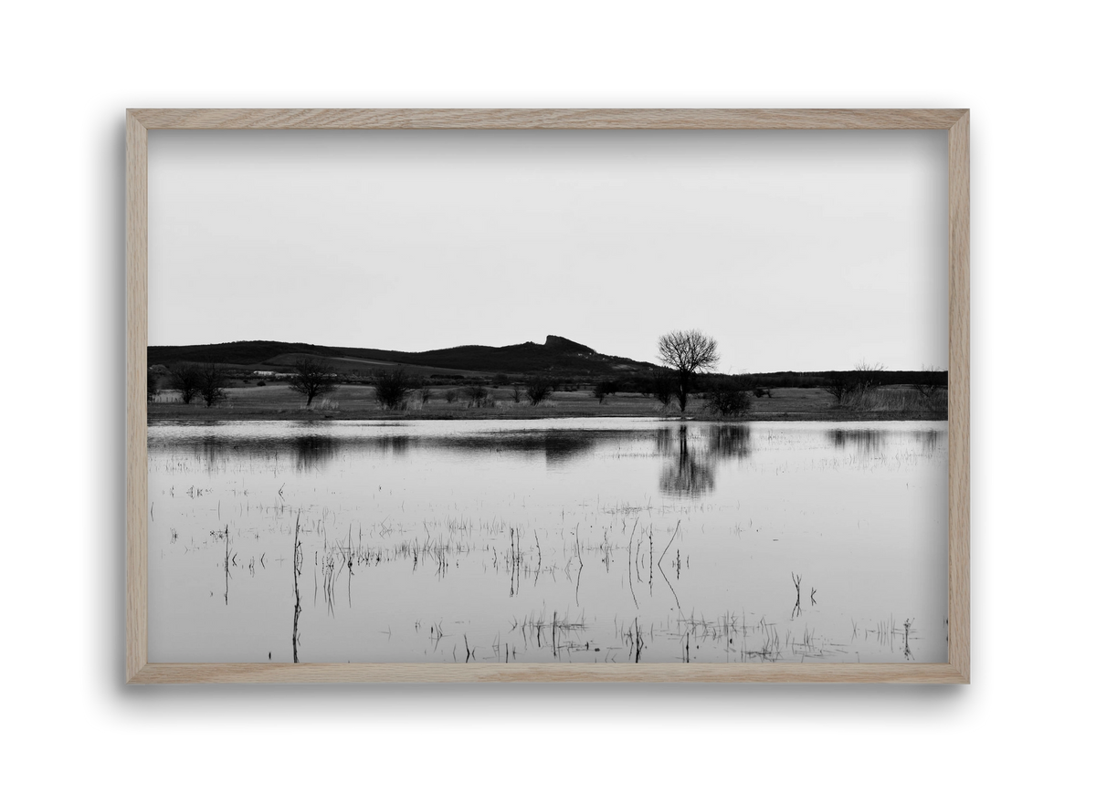 sharp, 45x30 cm (45x30 cm), Tölgy keret