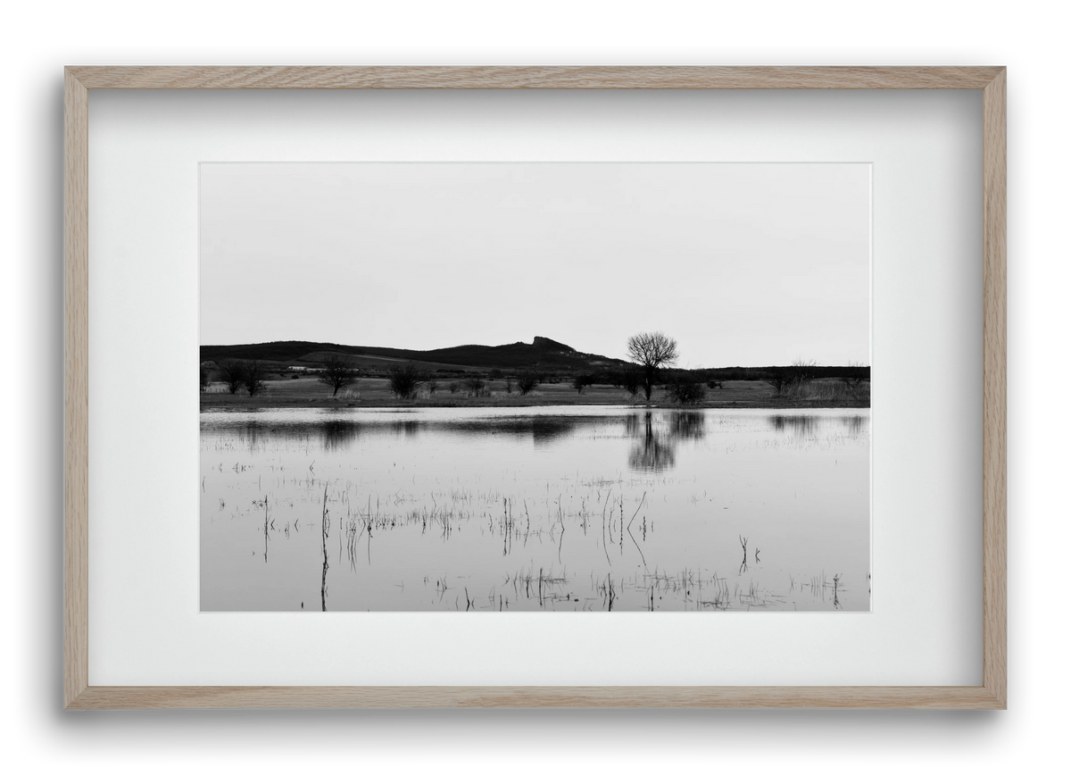 sharp, 60x40 cm (45x30 cm), Tölgy keret, paszpartuval