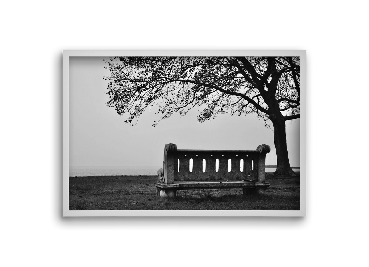 Fonyód, 30x20 cm (30x20 cm), Fehér keret