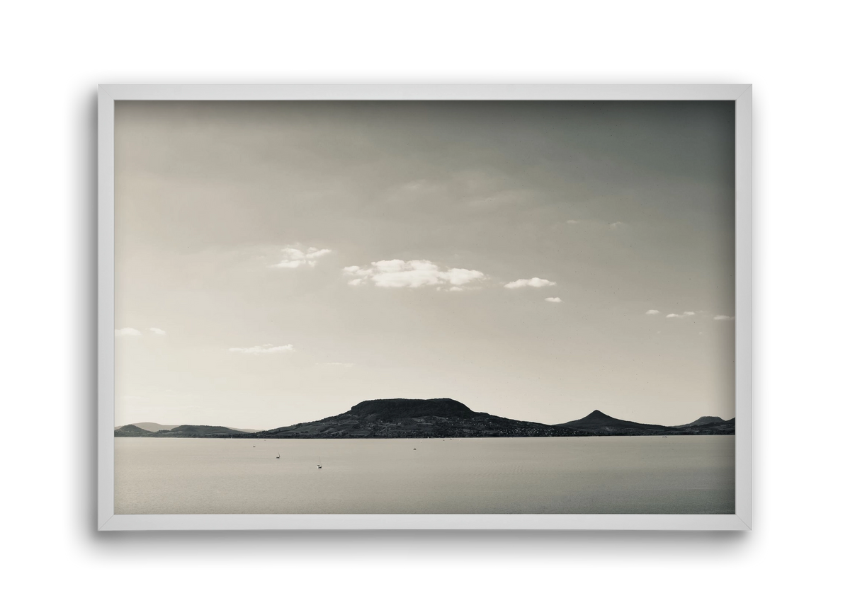 Summer life, 45x30 cm (45x30 cm), Fehér keret