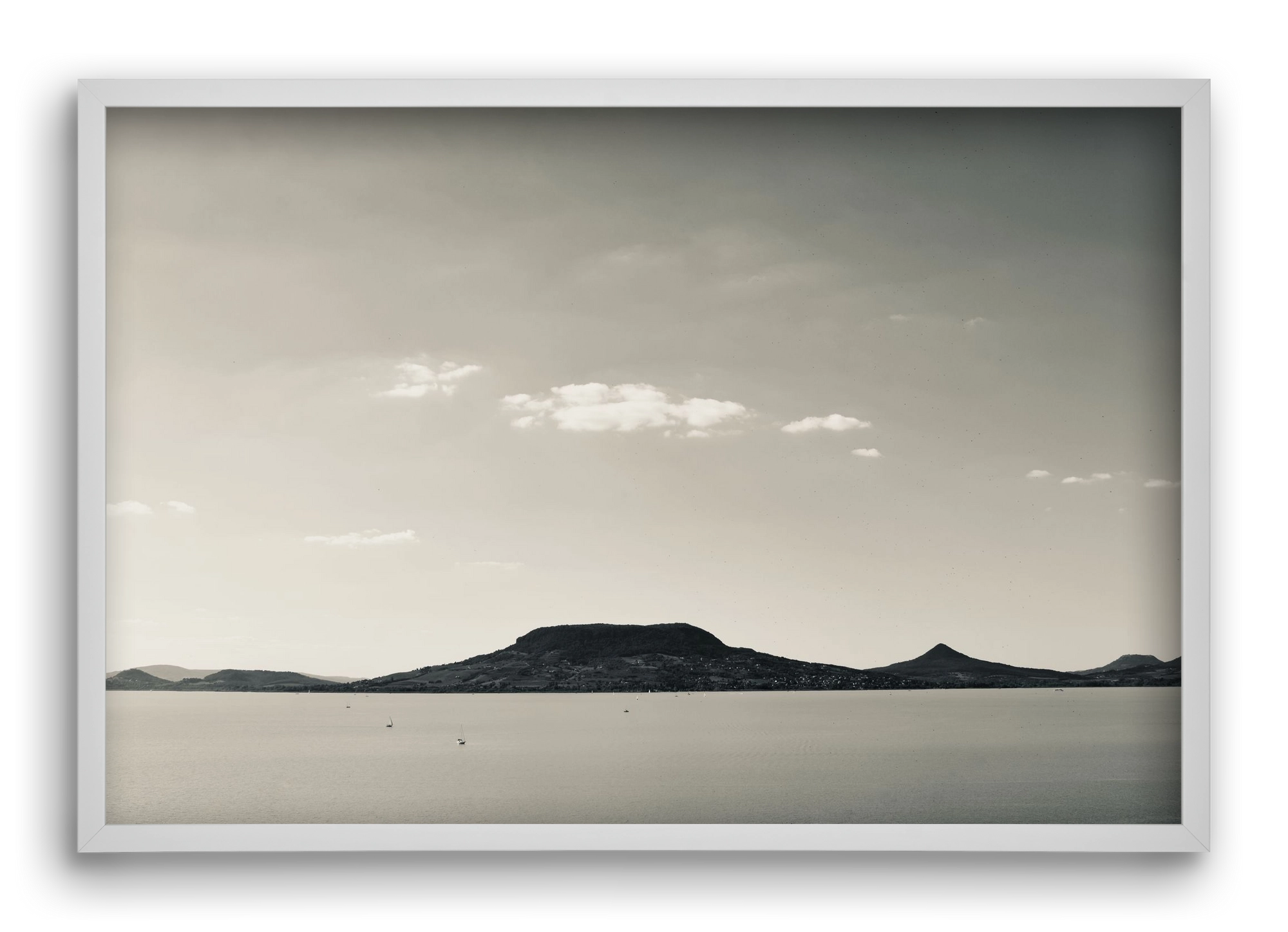 Summer life, 60x40 cm (60x40 cm), Fehér keret