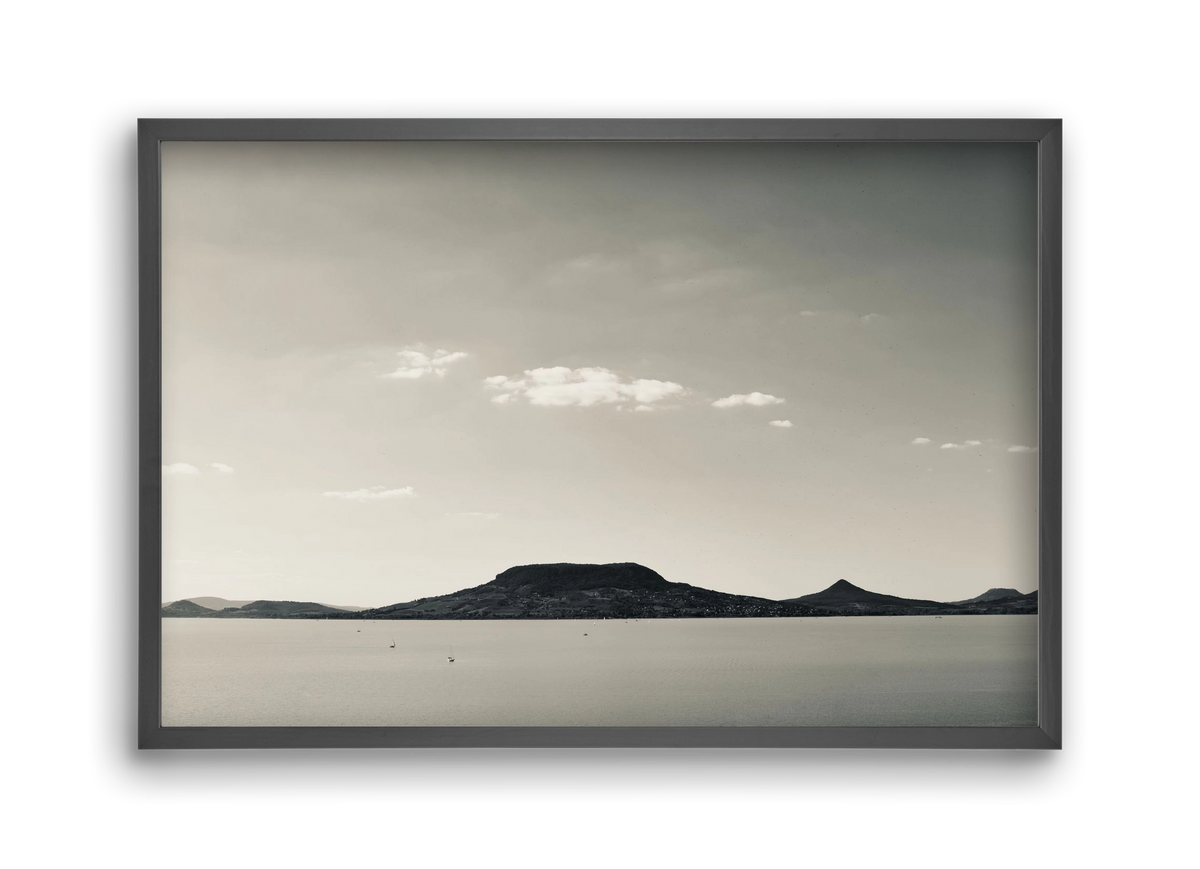 Summer life, 45x30 cm (45x30 cm), Fekete keret