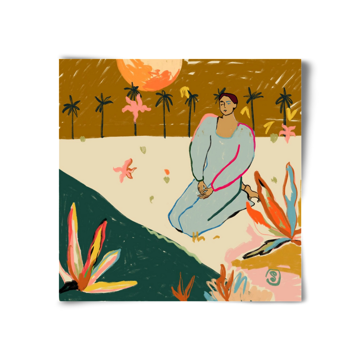 REFLECTION, 30x30 cm, Keret nélkül