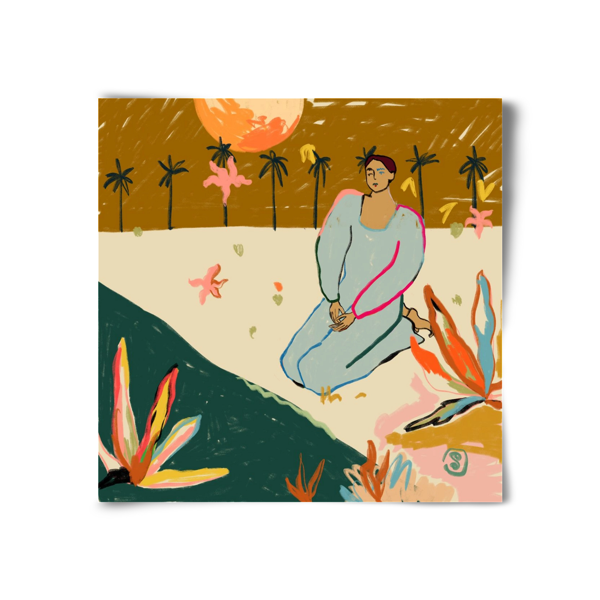 REFLECTION, 30x30 cm, Keret nélkül