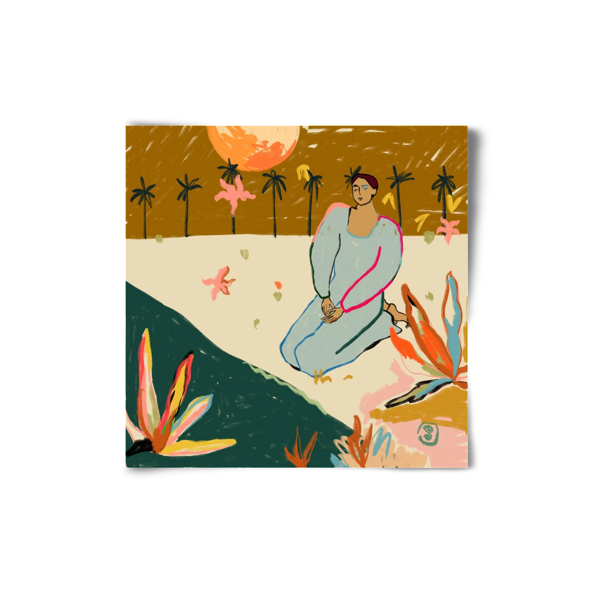 REFLECTION, 20x20 cm, Keret nélkül