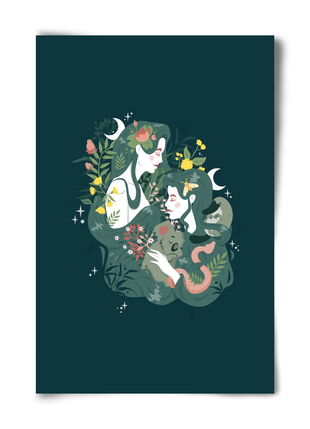 Flora & Fauna, 40x60 cm, Keret nélkül