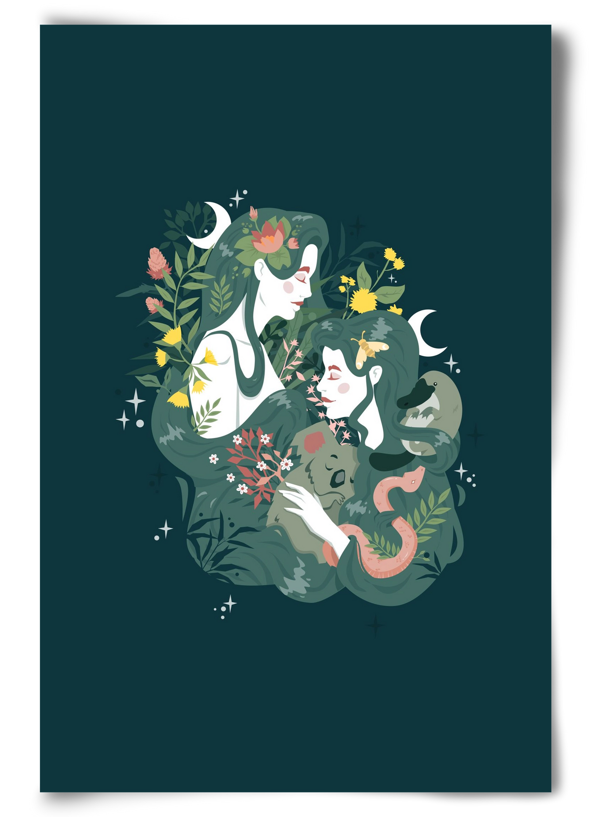 Flora & Fauna, 60x90 cm, Keret nélkül