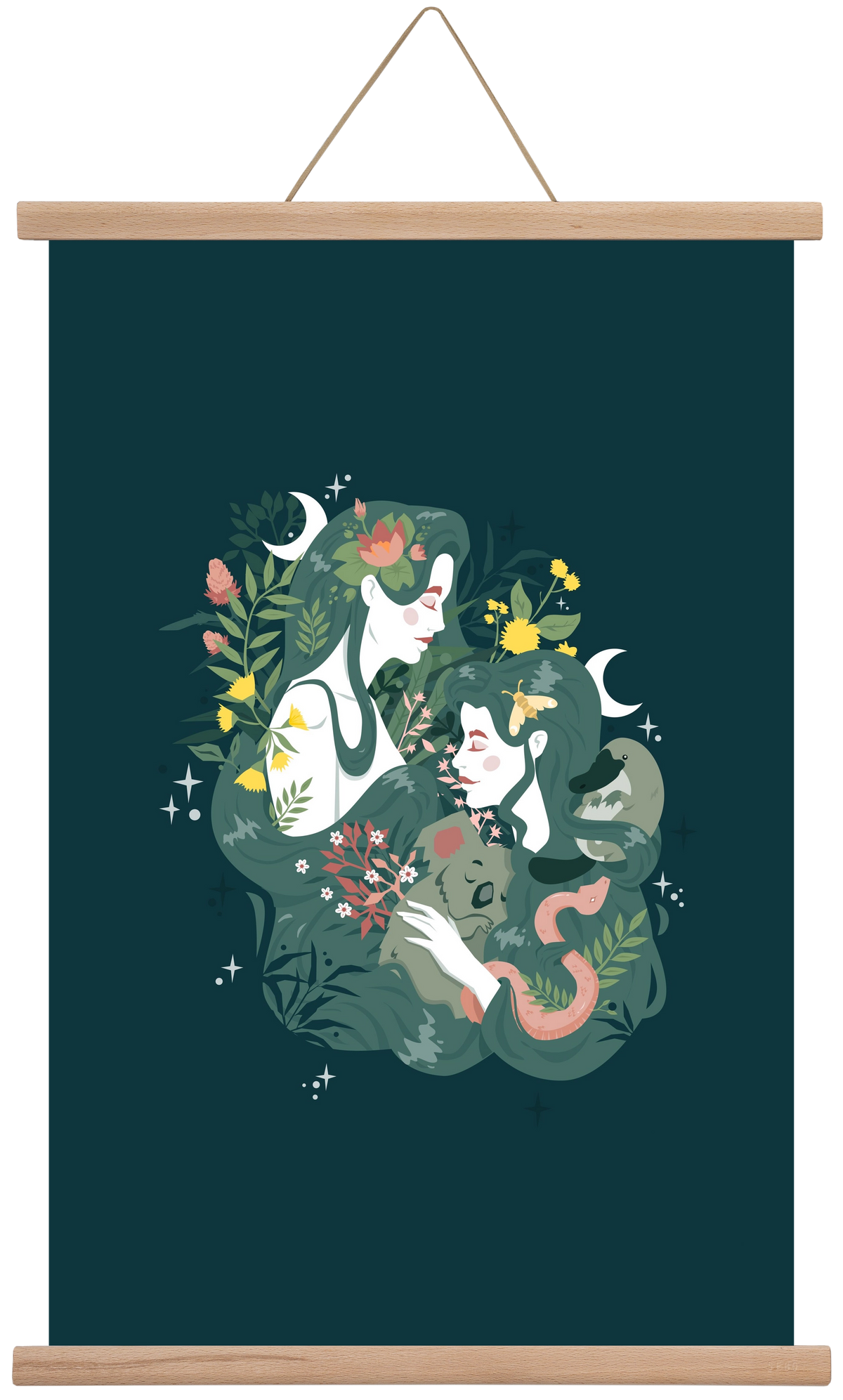 Flora & Fauna, 40x60 cm (40x60 cm), Tölgy akasztó