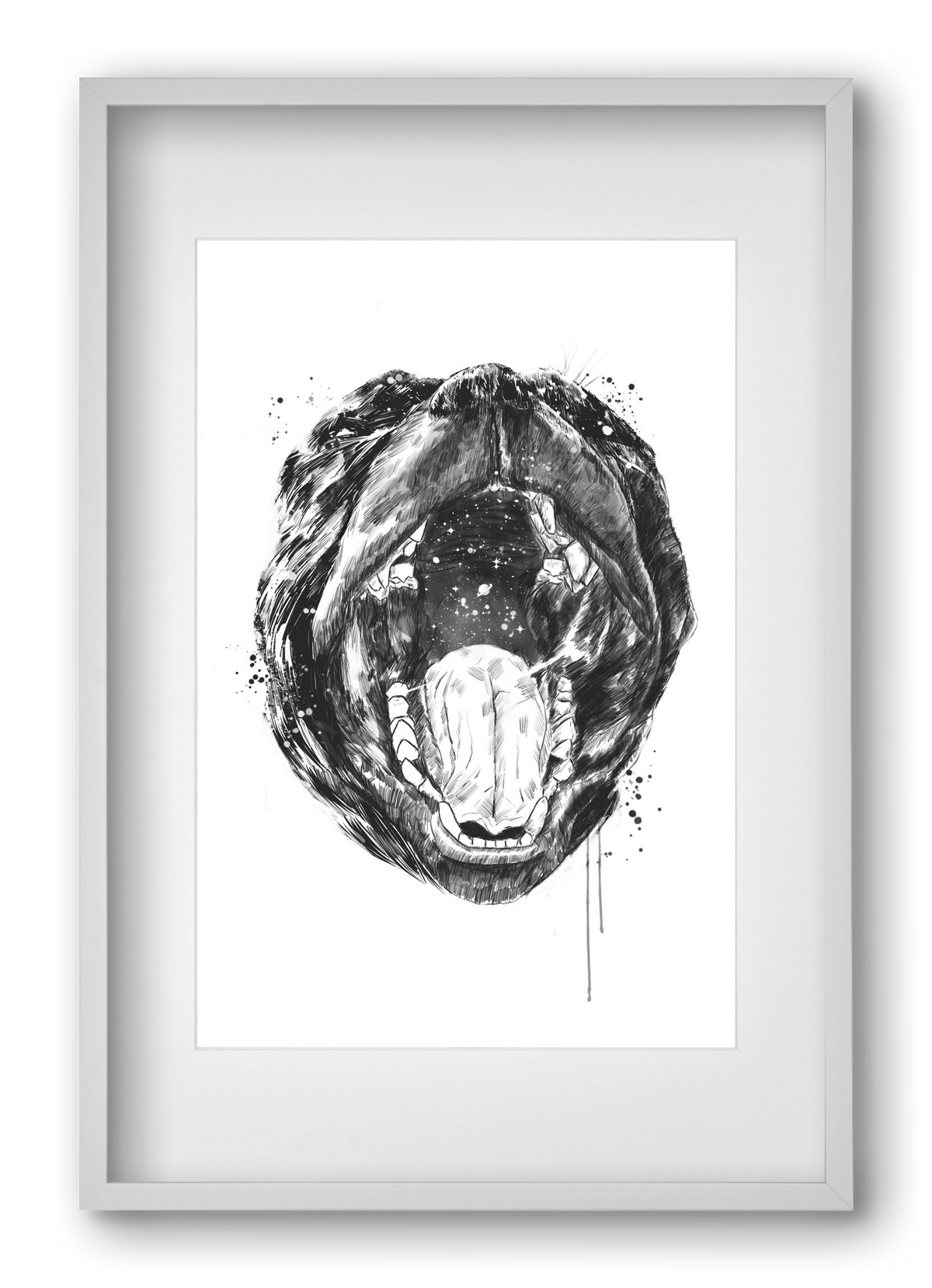 Birth of the universe, 40x60 cm (30x45 cm), Fehér keret, paszpartuval