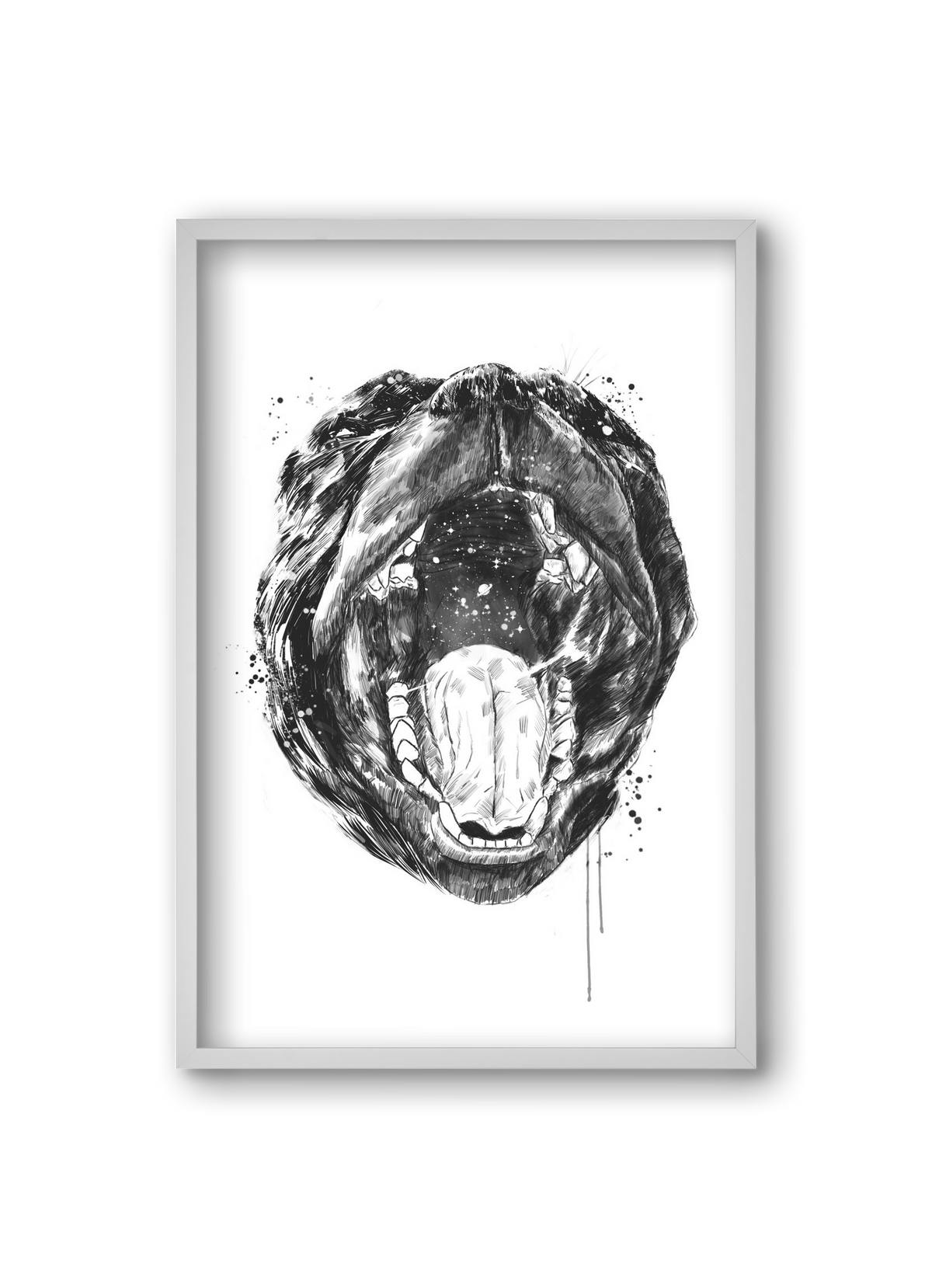 Birth of the universe, 20x30 cm (20x30 cm), Fehér keret