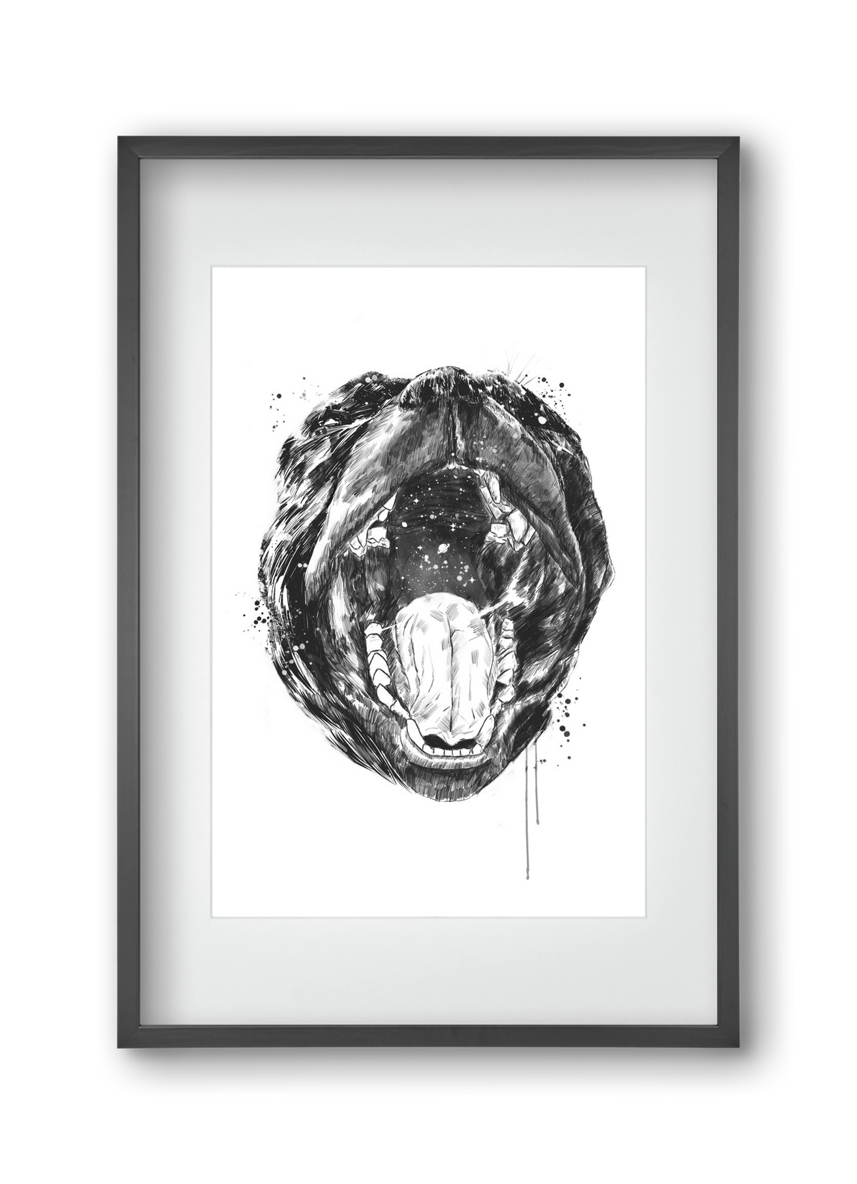 Birth of the universe, 30x45 cm (20x30 cm), Fekete keret, paszpartuval