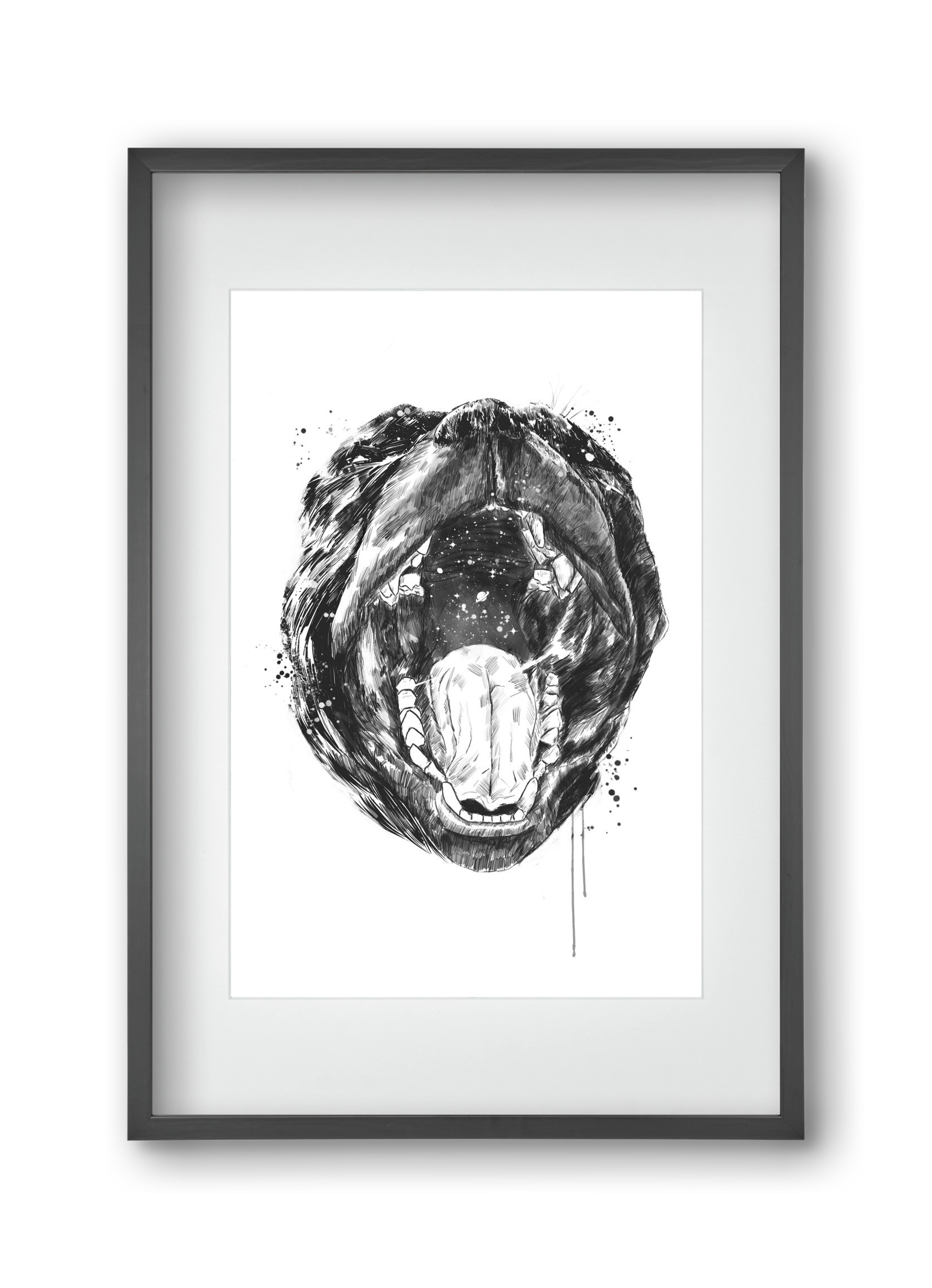 Birth of the universe, 30x45 cm (20x30 cm), Fekete keret, paszpartuval