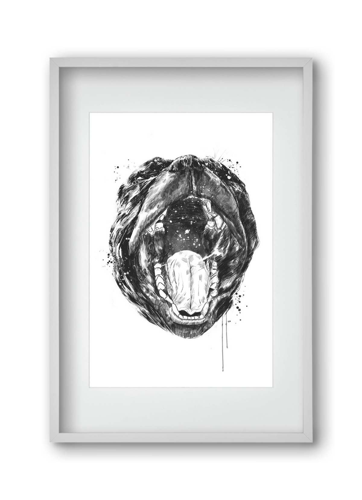 Birth of the universe, 30x45 cm (20x30 cm), Fehér keret, paszpartuval