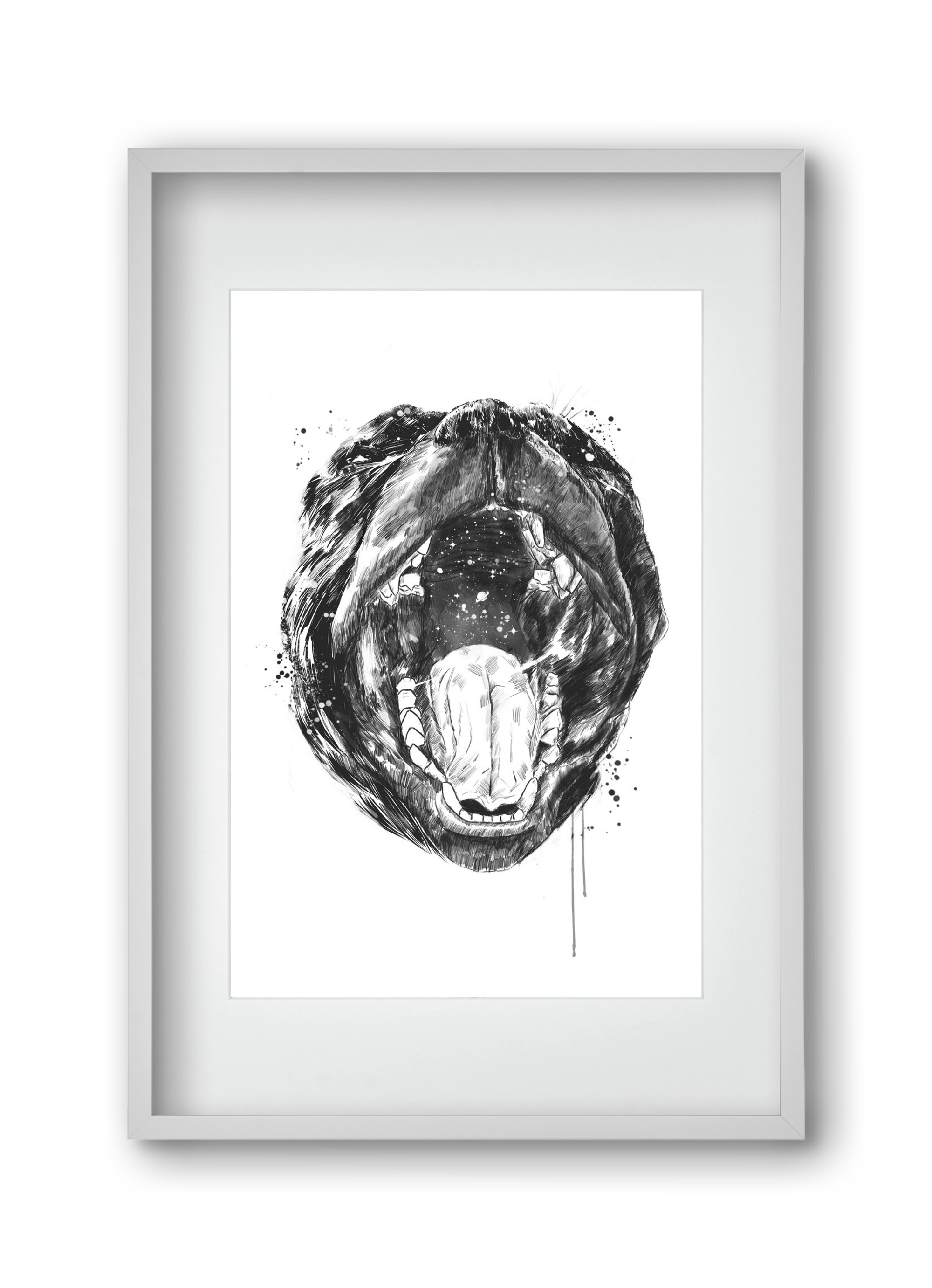 Birth of the universe, 30x45 cm (20x30 cm), Fehér keret, paszpartuval