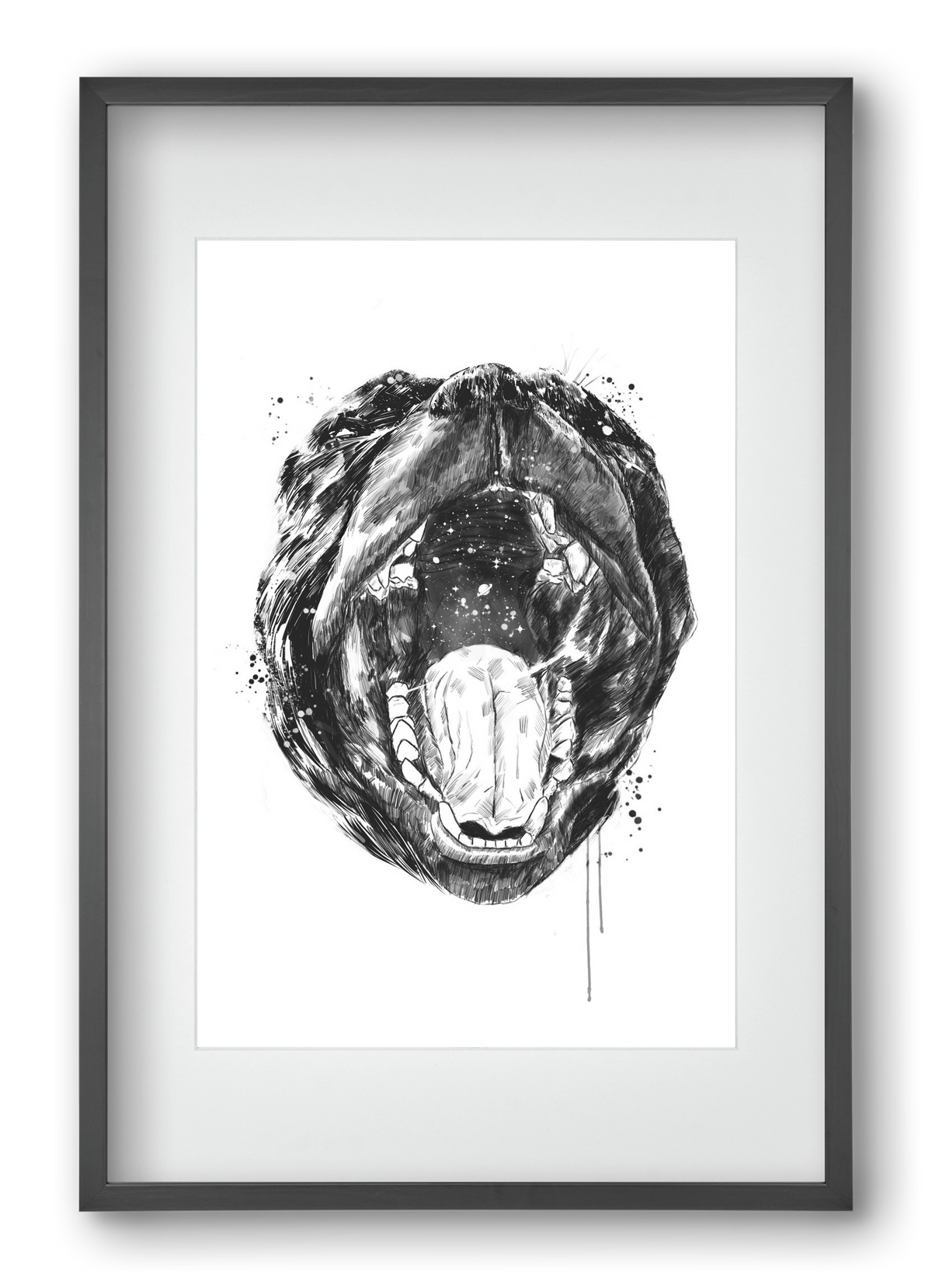 Birth of the universe, 40x60 cm (30x45 cm), Fekete keret, paszpartuval