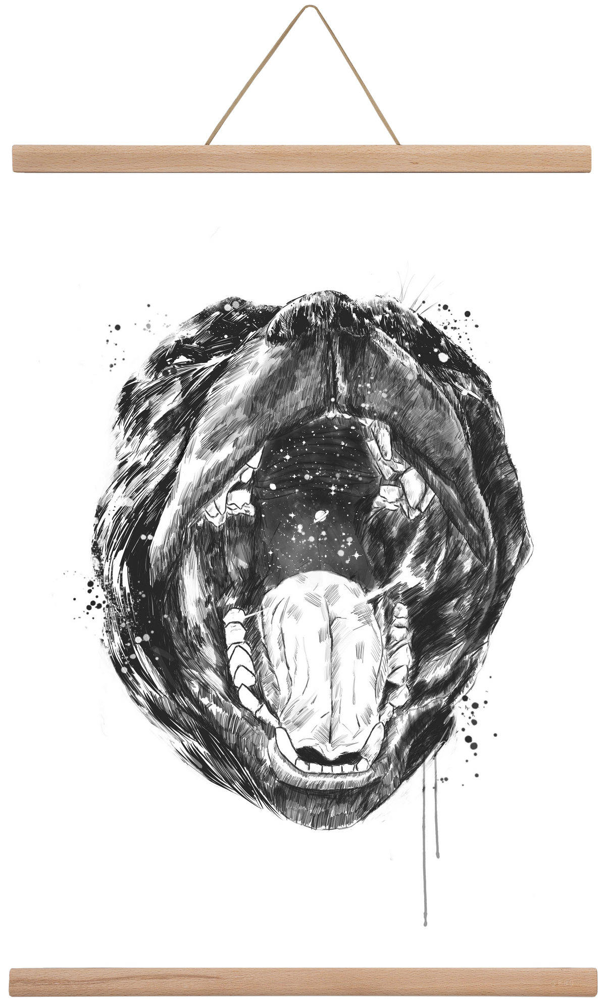 Birth of the universe, 40x60 cm (40x60 cm), Tölgy akasztó