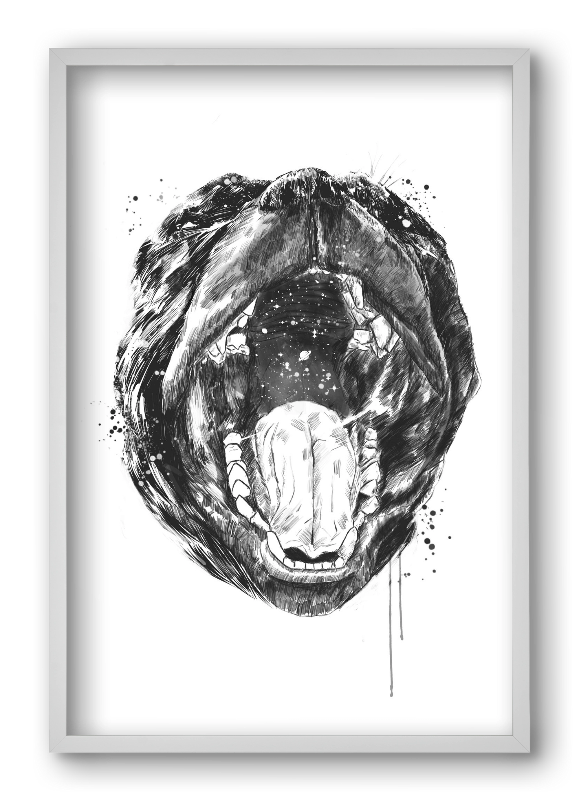 Birth of the universe, 40x60 cm (40x60 cm), Fehér keret