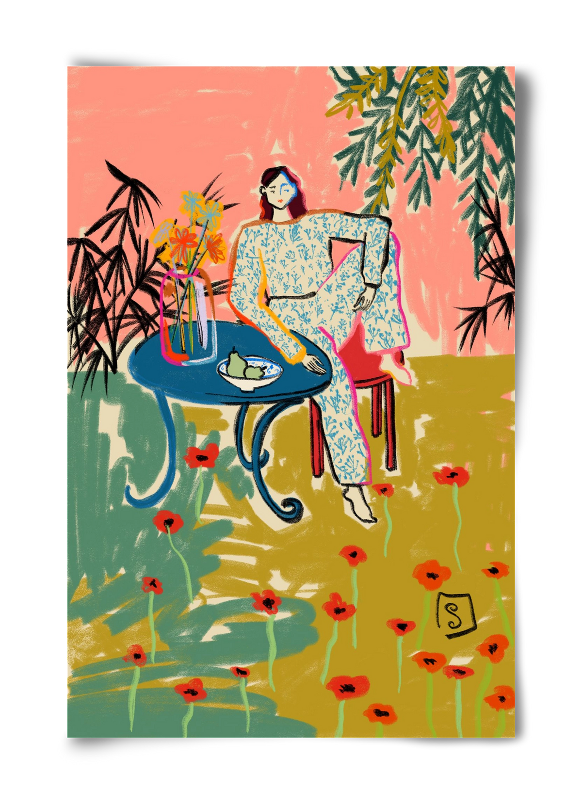 POPPY SEASON, 40x60 cm, Keret nélkül