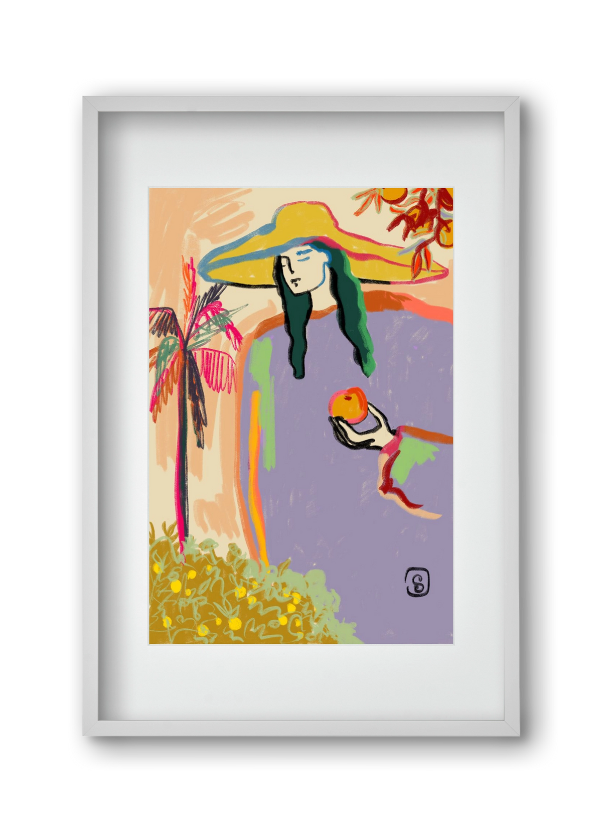 HARVEST, 30x45 cm (20x30 cm), Fehér keret, paszpartuval