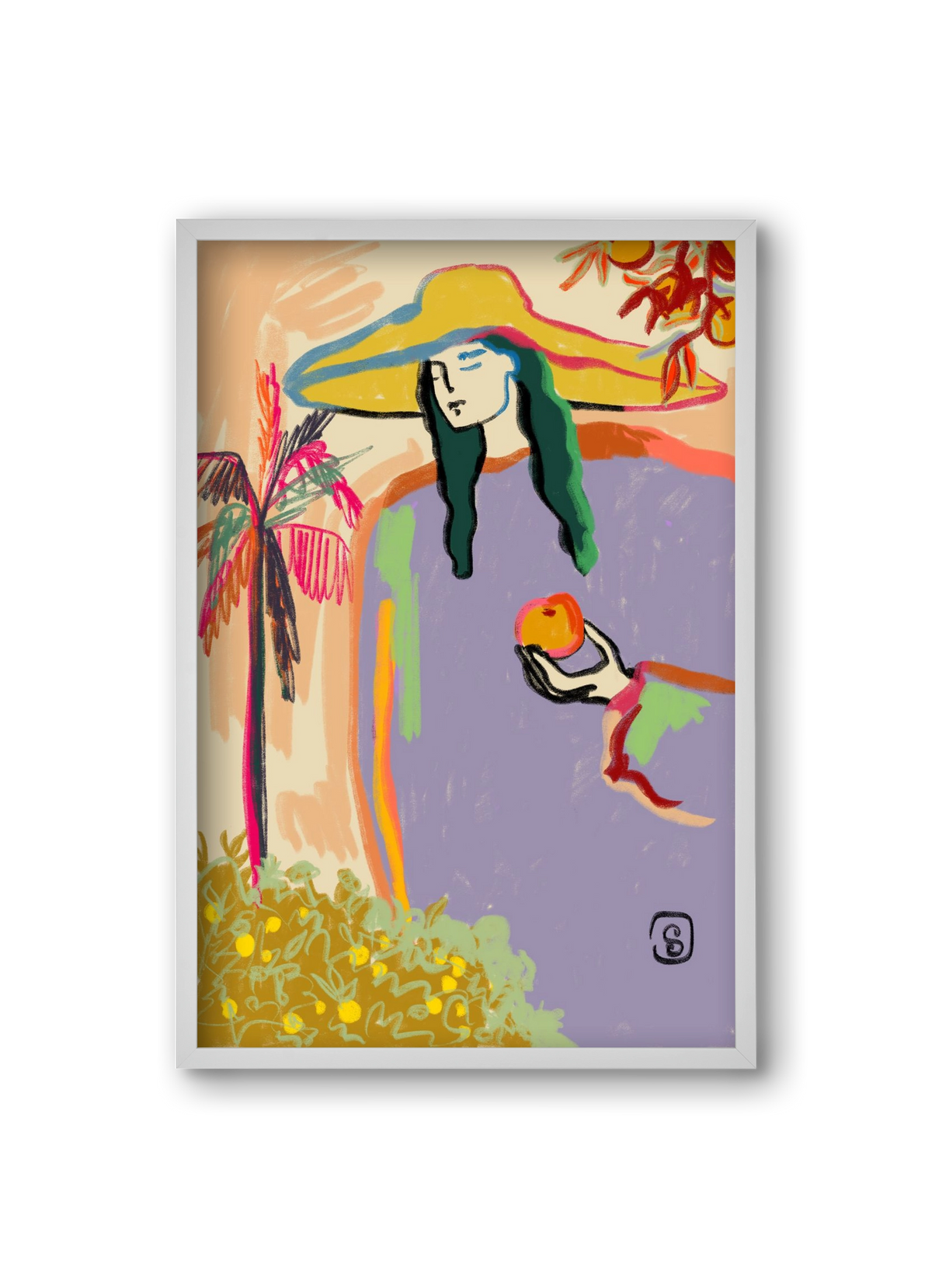 HARVEST, 20x30 cm (20x30 cm), Fehér keret