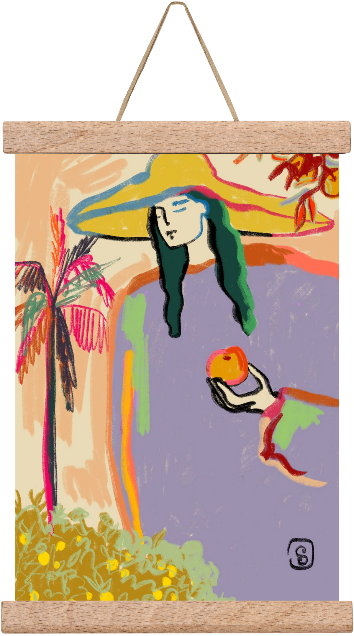 HARVEST, 20x30 cm (20x30 cm), Tölgy akasztó