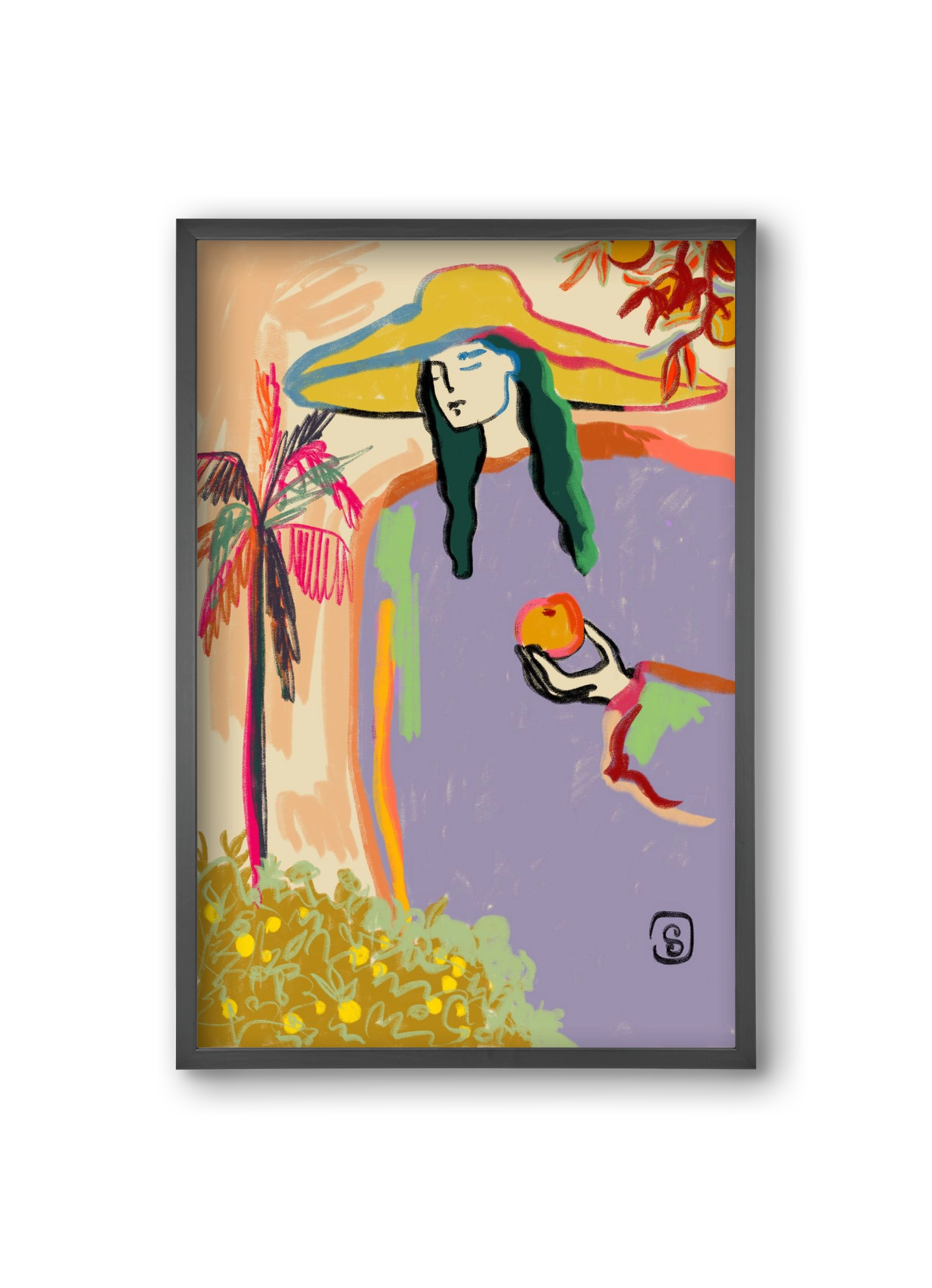 HARVEST, 20x30 cm (20x30 cm), Fekete keret