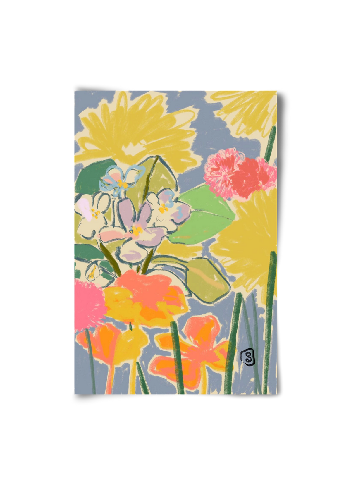 MORNING GARDEN, 20x30 cm, Keret nélkül