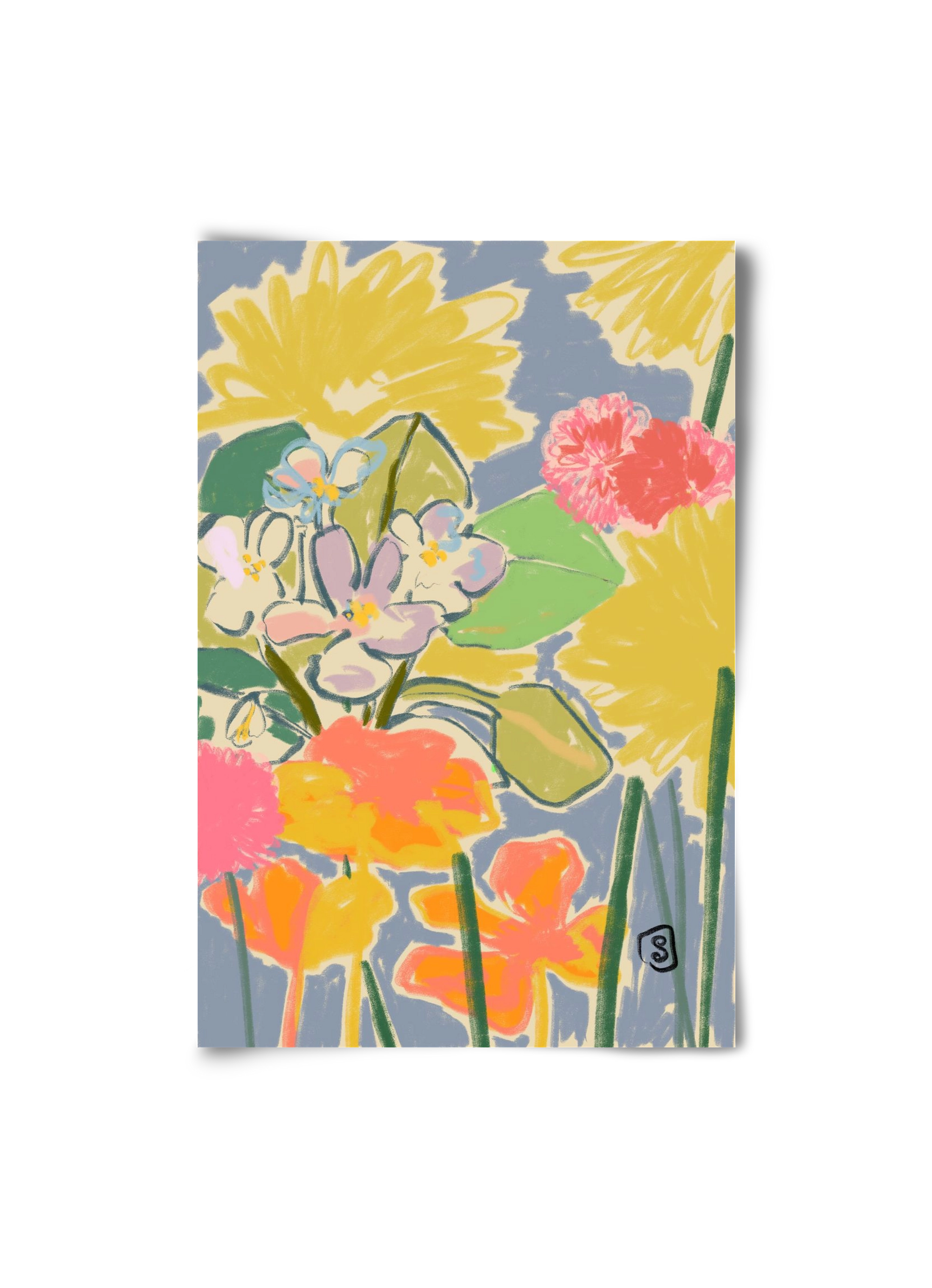 MORNING GARDEN, 20x30 cm, Keret nélkül