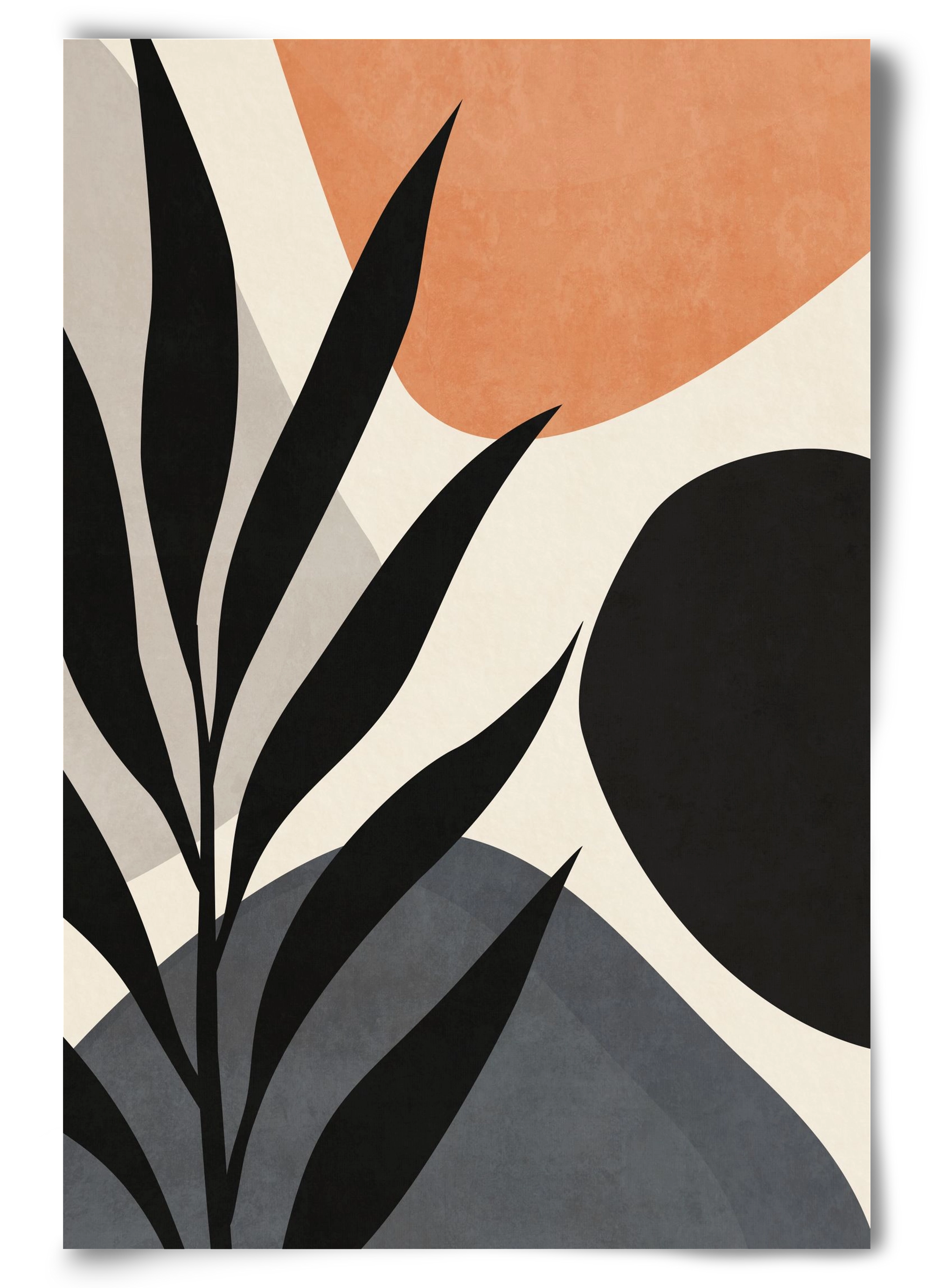 MINIMAL LEAF 03, 60x90 cm, Keret nélkül