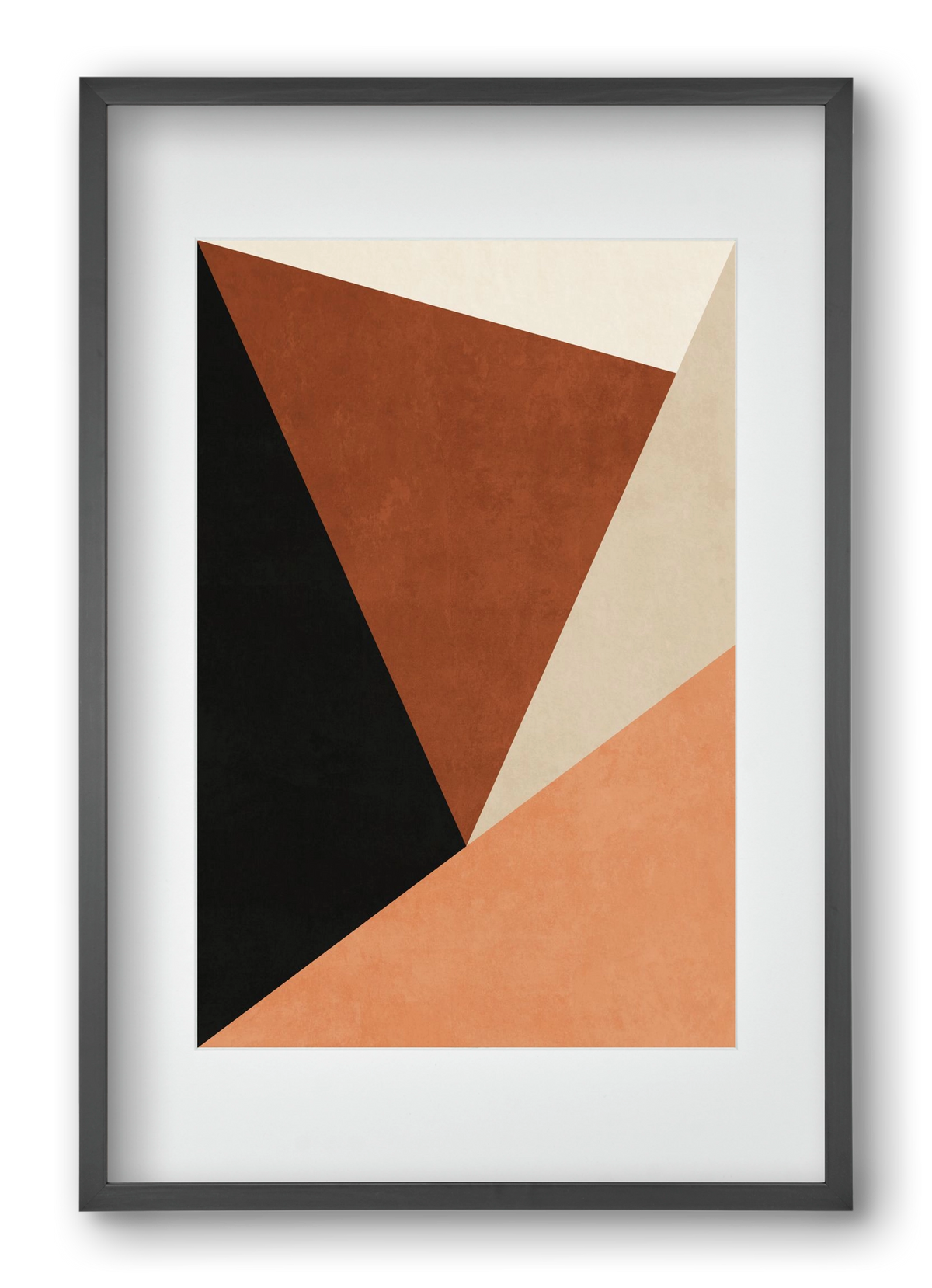 MINIMALIST GEOMETRIES 08 , 40x60 cm (30x45 cm), Fekete keret, paszpartuval