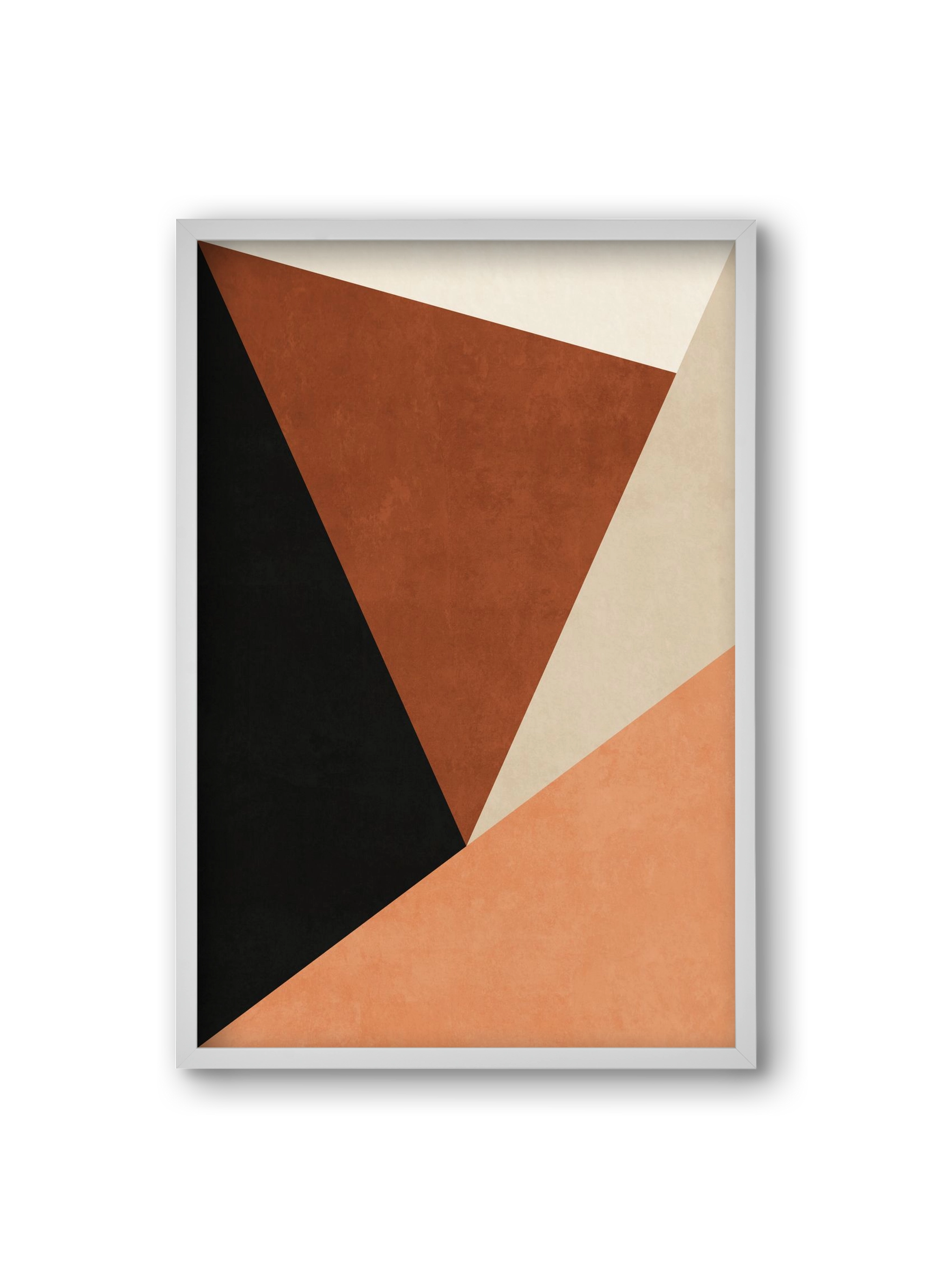 MINIMALIST GEOMETRIES 08 , 20x30 cm (20x30 cm), Fehér keret