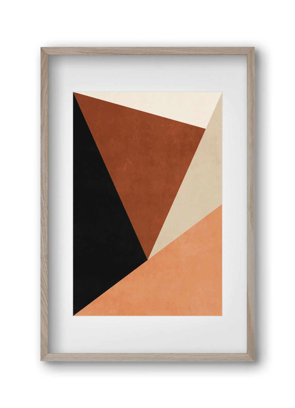 MINIMALIST GEOMETRIES 08 , 30x45 cm (20x30 cm), Tölgy keret, paszpartuval