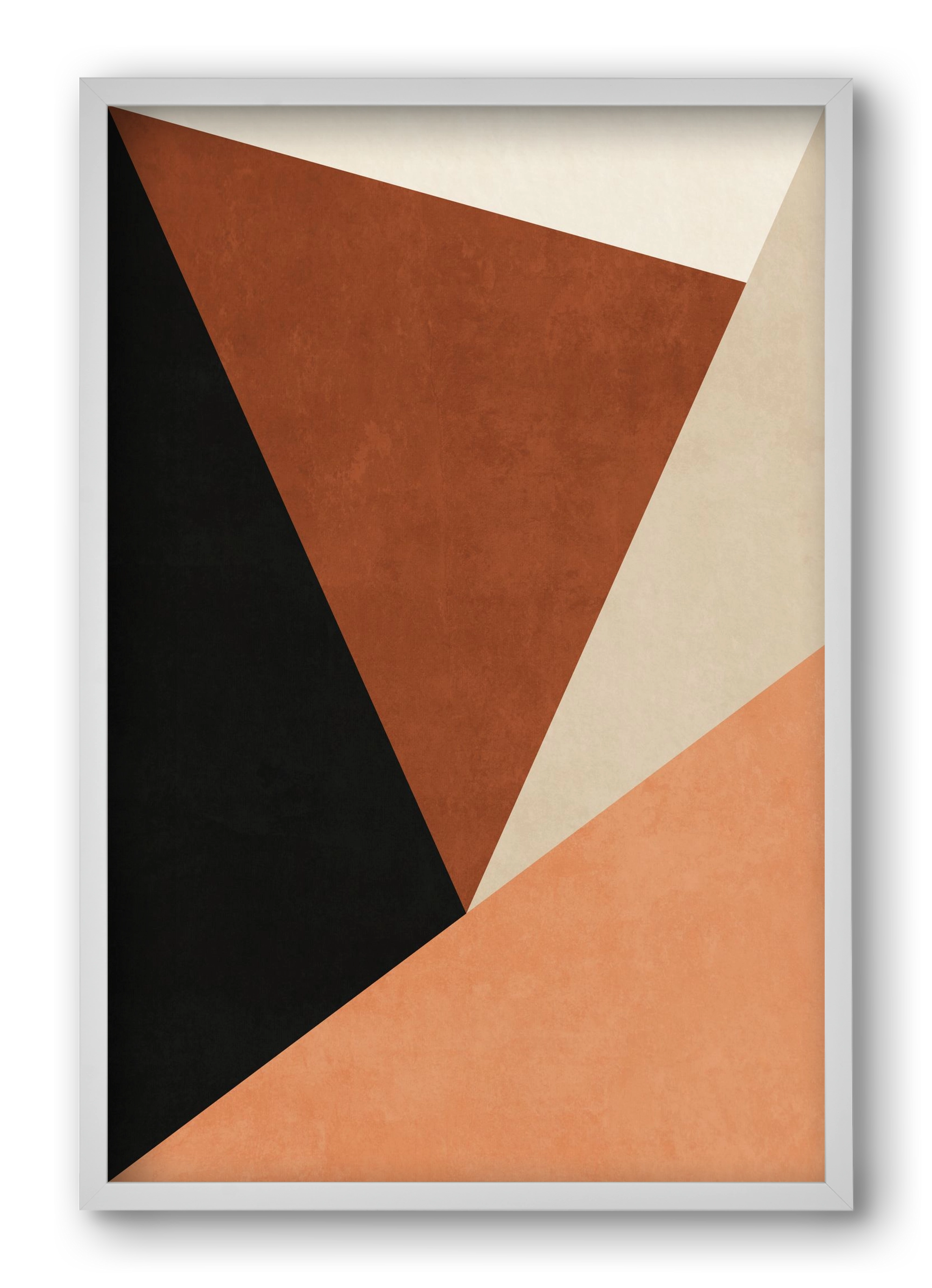 MINIMALIST GEOMETRIES 08 , 40x60 cm (40x60 cm), Fehér keret