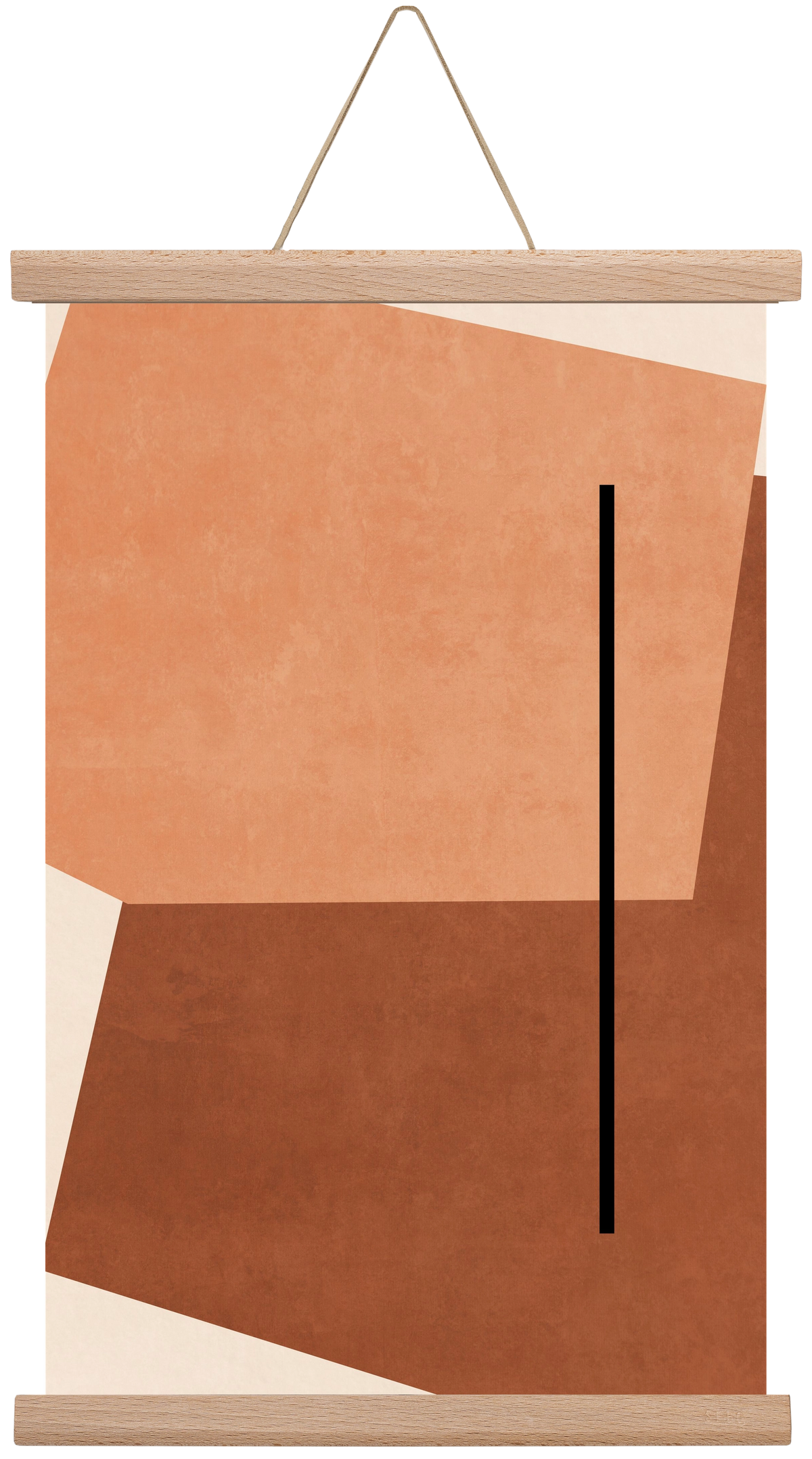 SHAPES AND COLORS , 30x45 cm (30x45 cm), Tölgy akasztó