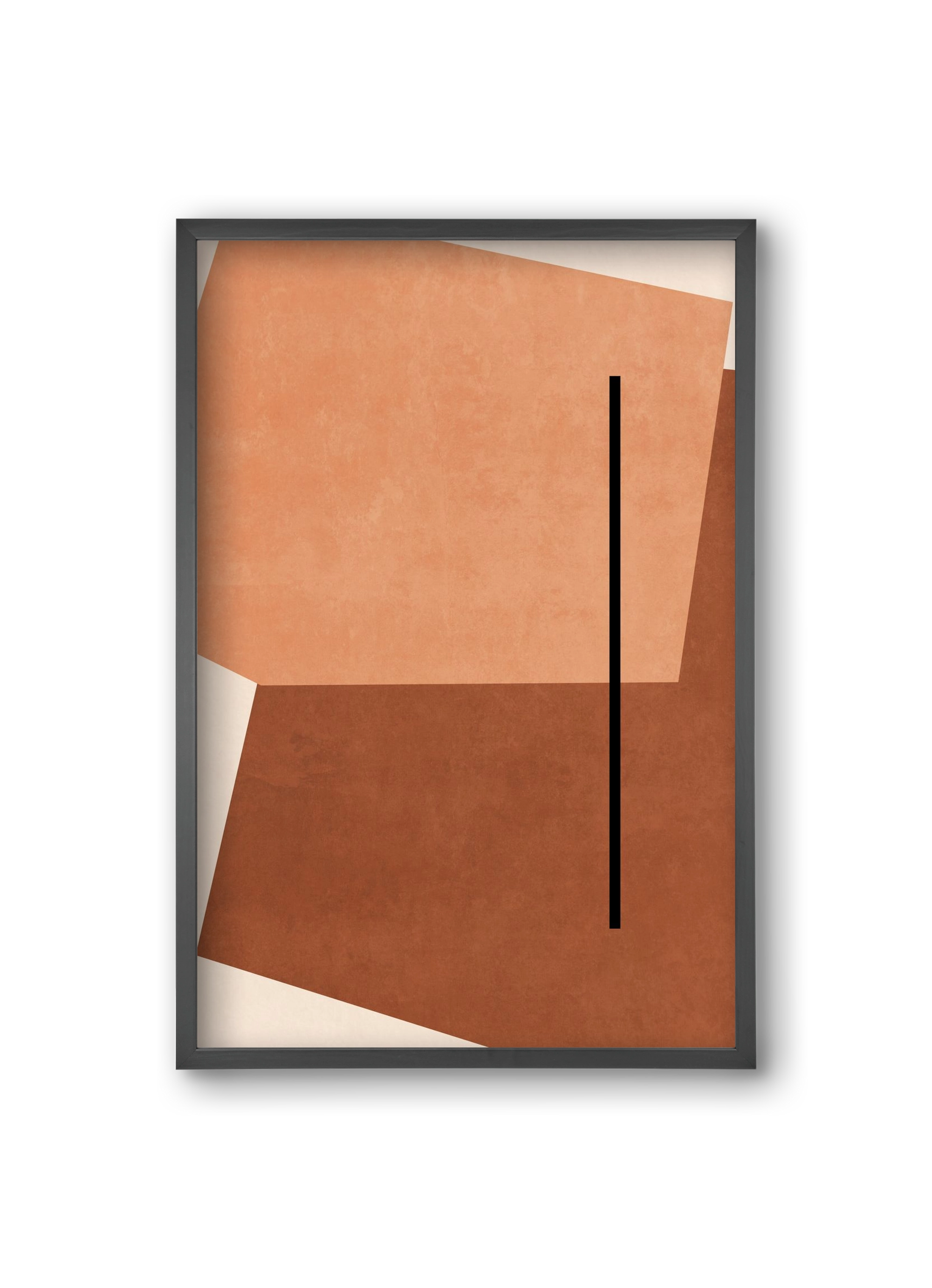 SHAPES AND COLORS , 20x30 cm (20x30 cm), Fekete keret