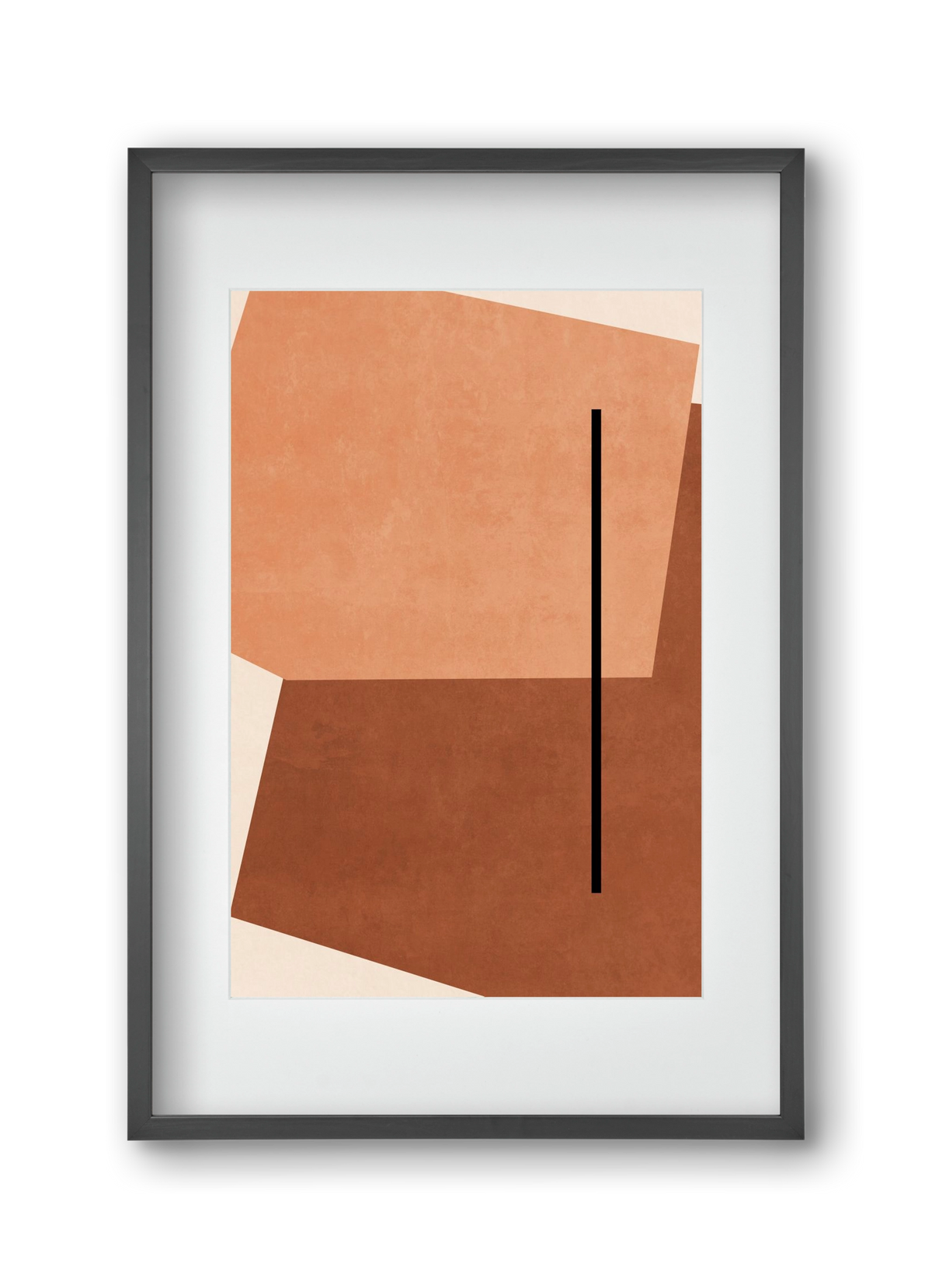 SHAPES AND COLORS , 30x45 cm (20x30 cm), Fekete keret, paszpartuval