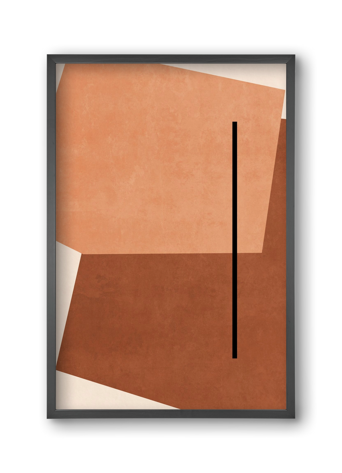 SHAPES AND COLORS , 30x45 cm (30x45 cm), Fekete keret