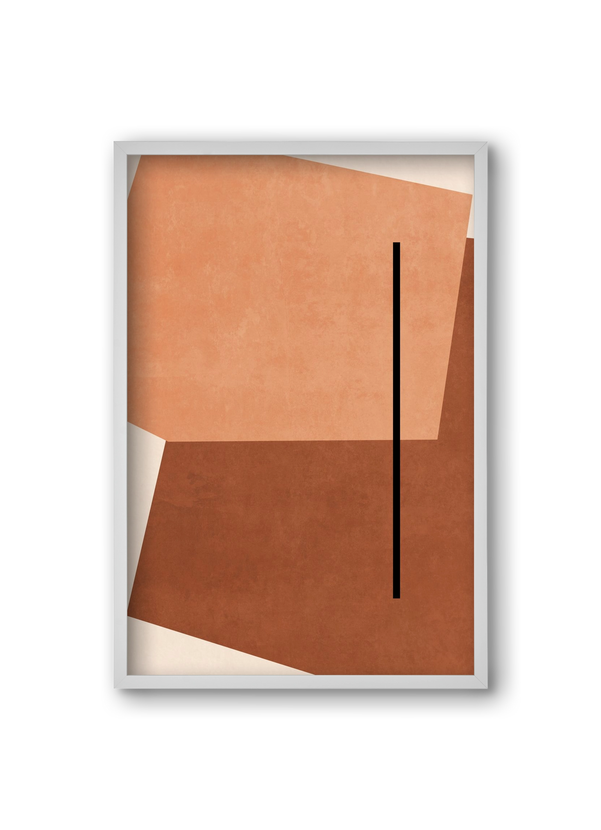 SHAPES AND COLORS , 20x30 cm (20x30 cm), Fehér keret