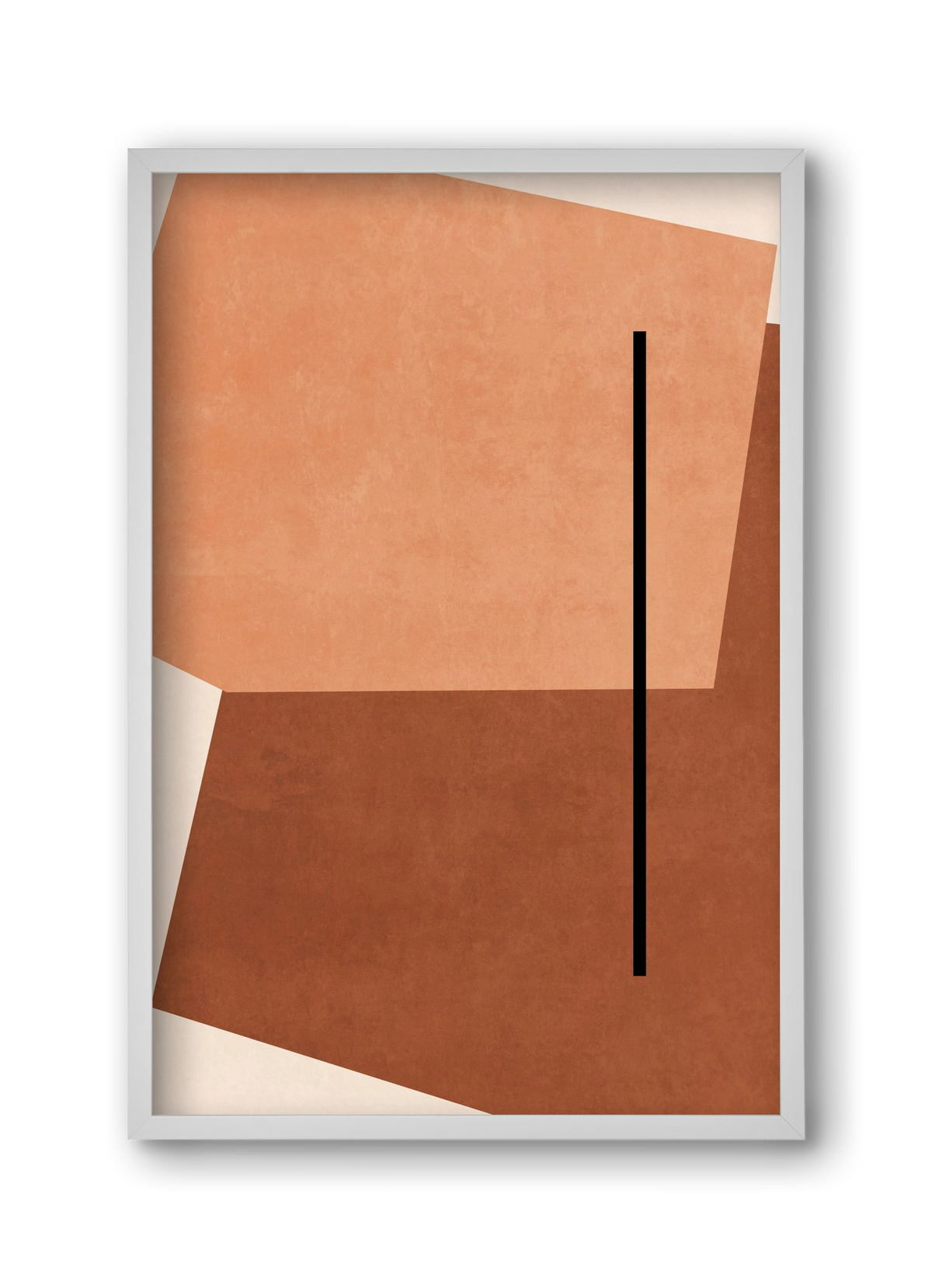 SHAPES AND COLORS , 30x45 cm (30x45 cm), Fehér keret