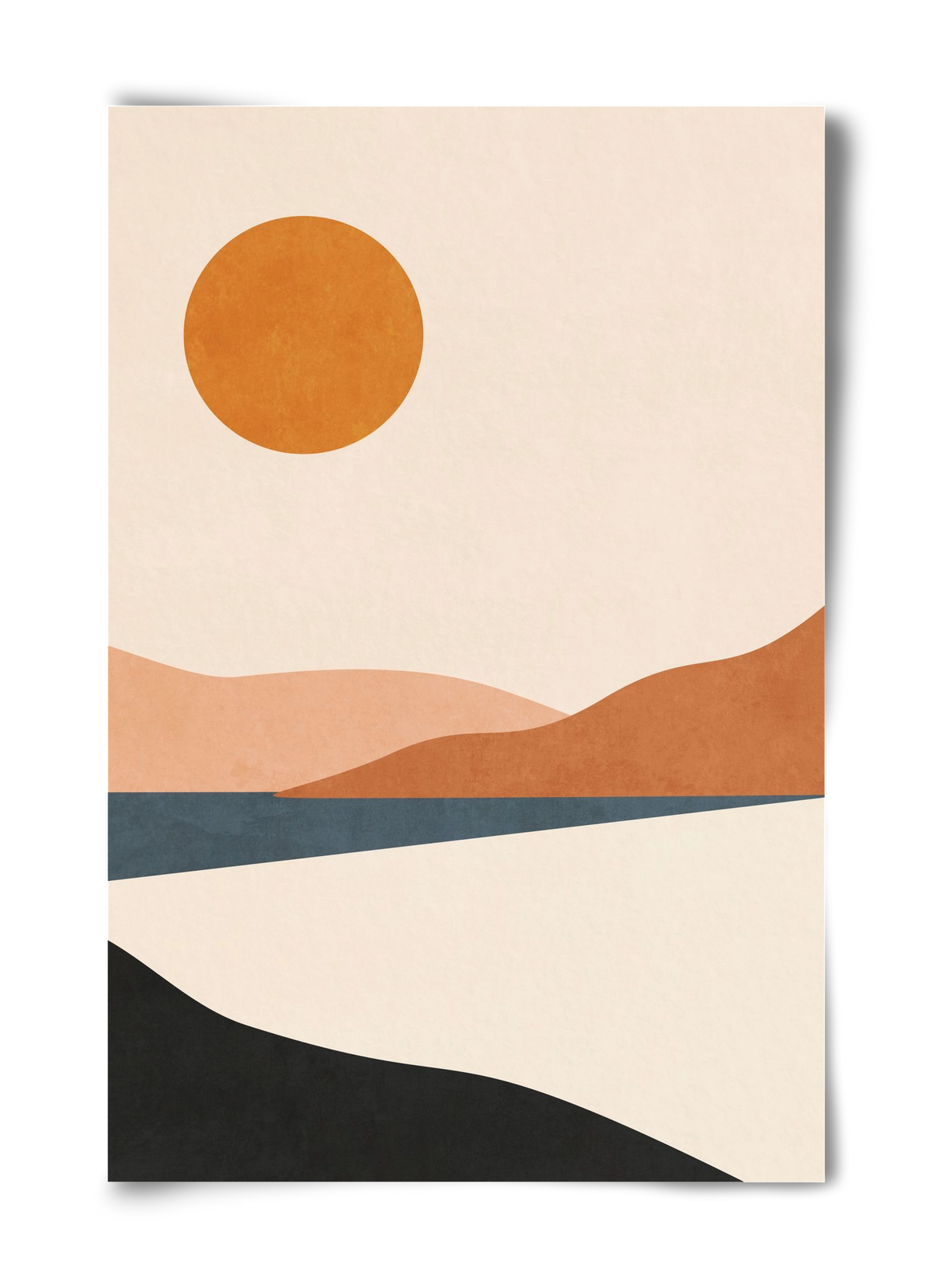 MINIMAL TROPICAL LANDSCAPE 02 , 40x60 cm, Keret nélkül