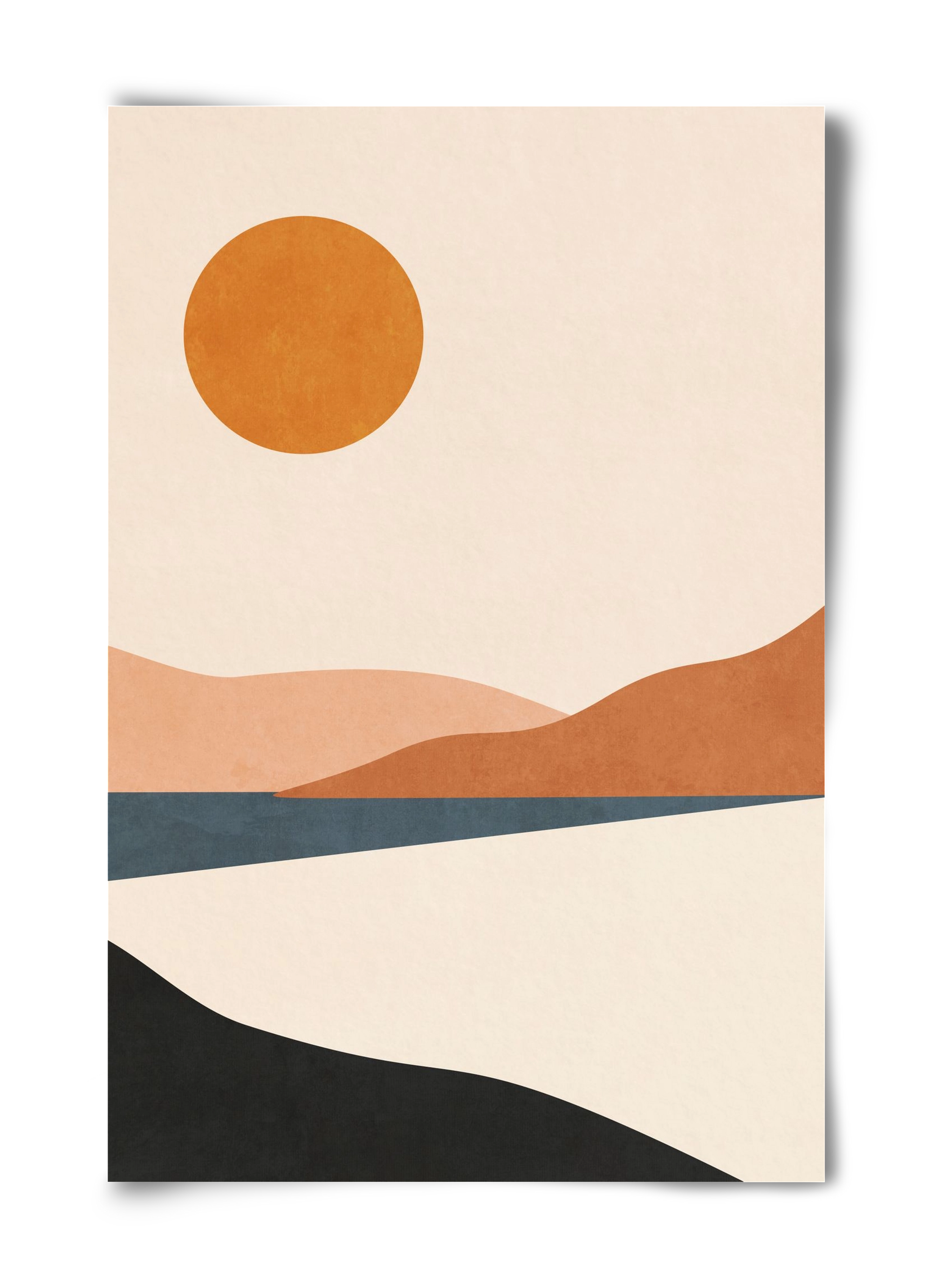 MINIMAL TROPICAL LANDSCAPE 02 , 40x60 cm, Keret nélkül