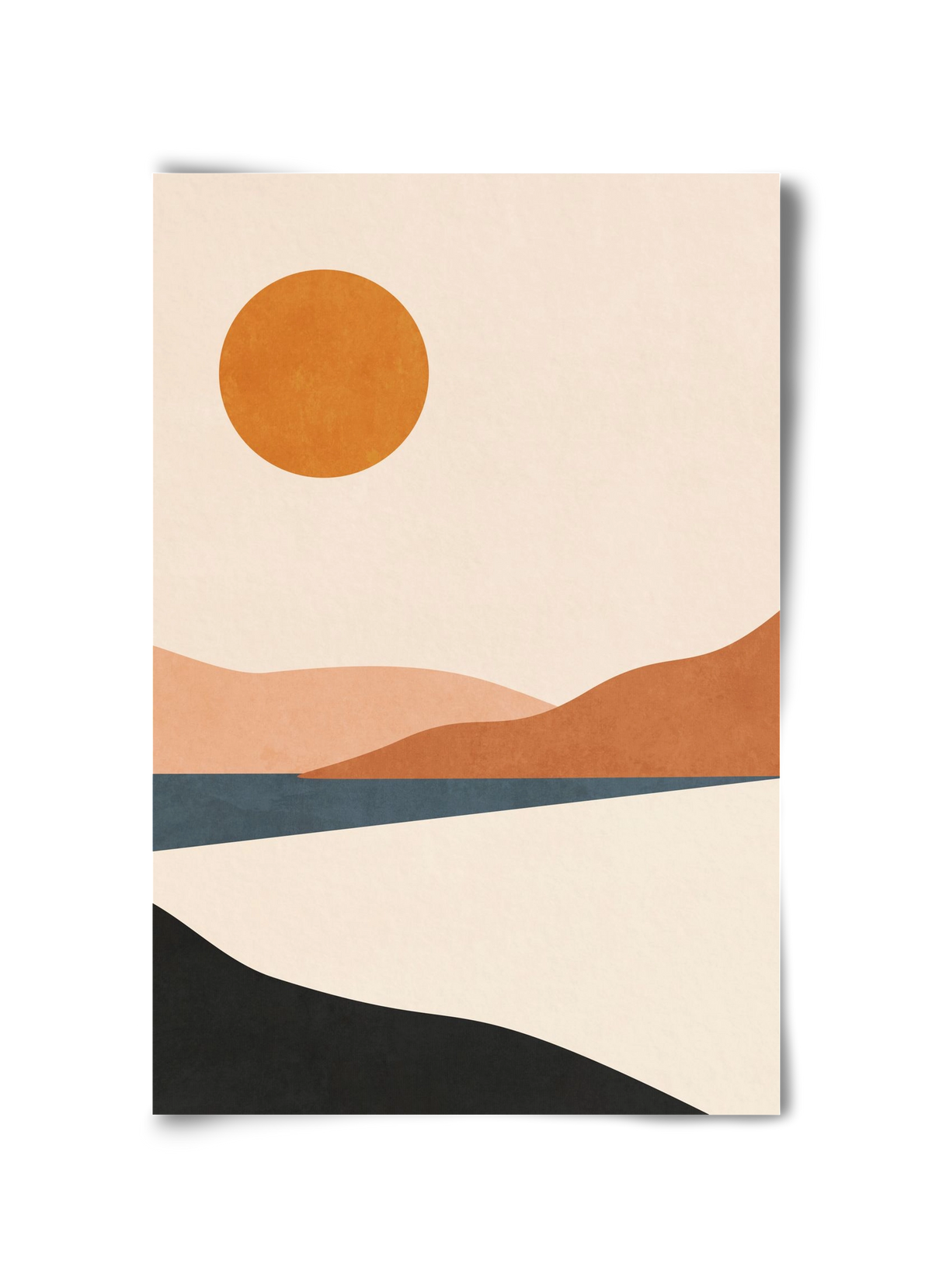 MINIMAL TROPICAL LANDSCAPE 02 , 30x45 cm, Keret nélkül